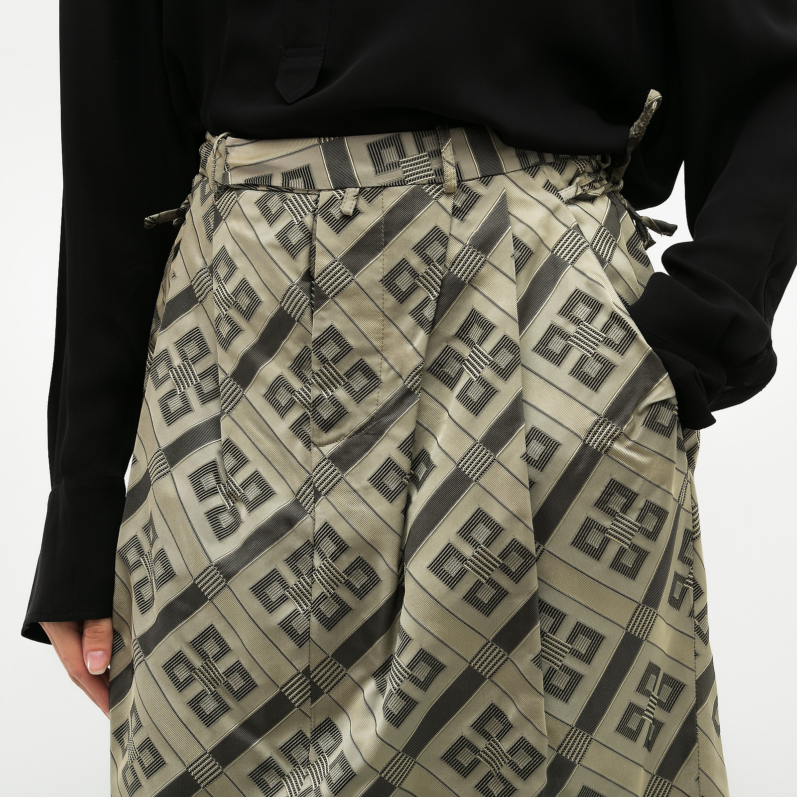 Юбка зеленого цвета Marni - фото из каталога магазина брендовой одежды Second Friend Store Юбка Marni - купить оригинал в секонд-хенде SFS - 4