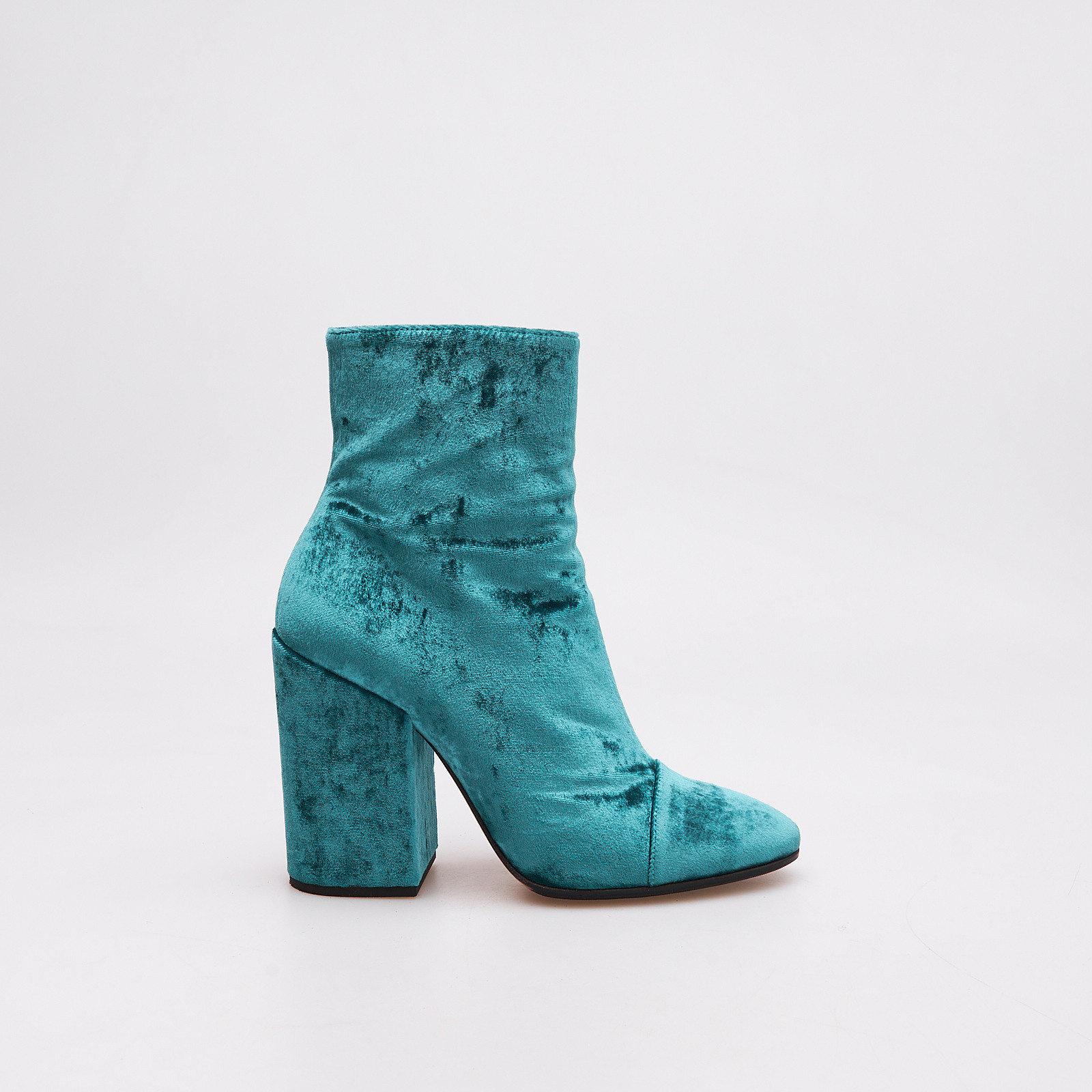 Ботильоны зеленого цвета Dries Van Noten - фото из каталога магазина брендовой одежды Second Friend Store Ботильоны Dries Van Noten - купить оригинал в секонд-хенде SFS - 1