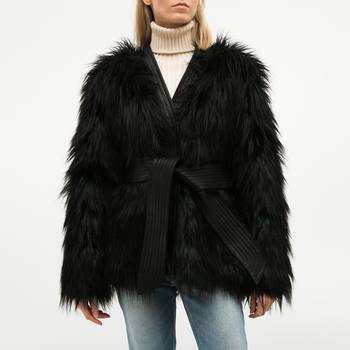 Шуба H&M х Balmain