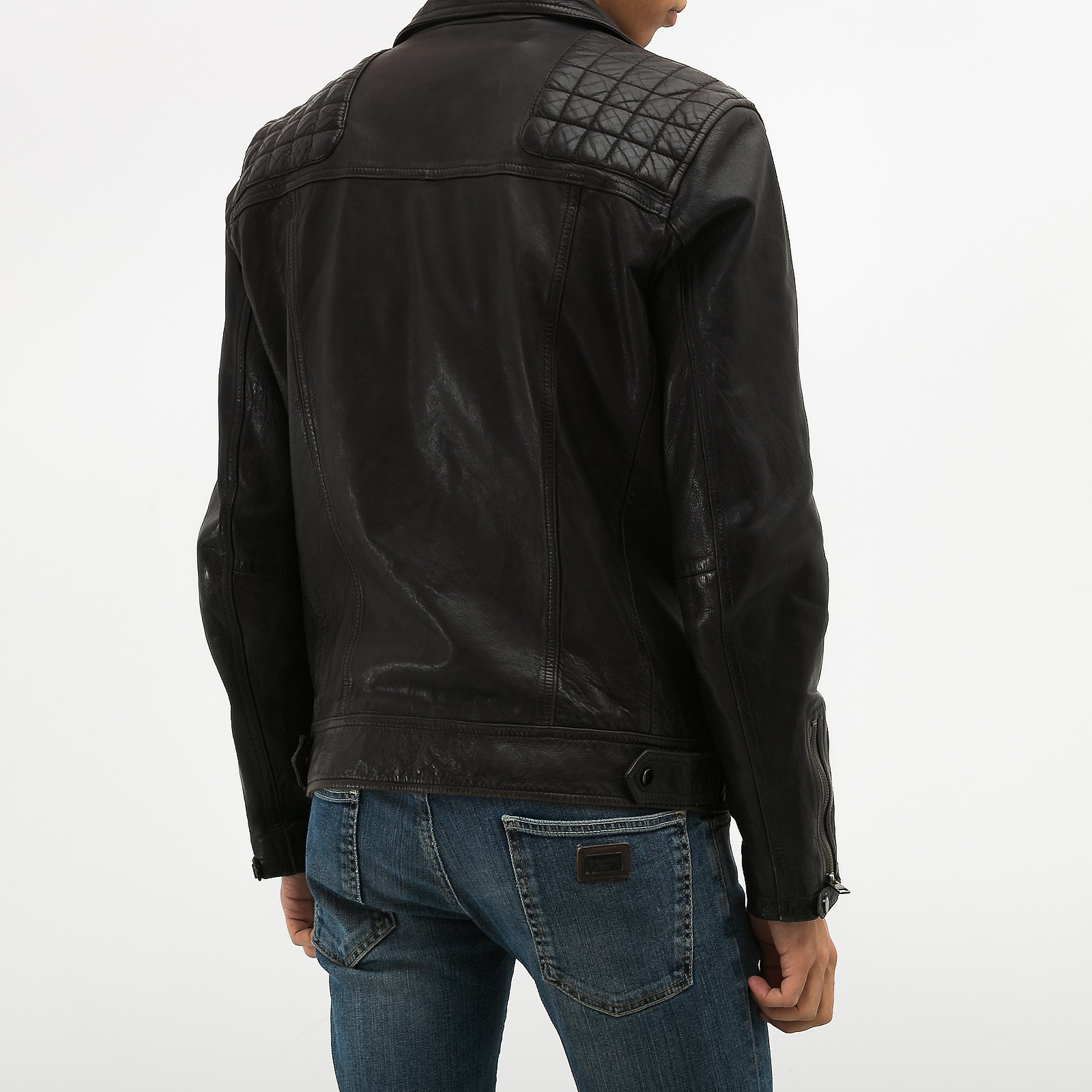 Куртка кожаная AllSaints - купить оригинал в секонд-хенде SFS