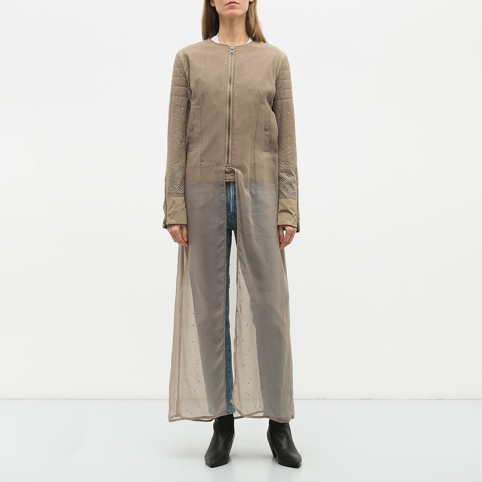 Куртка серого цвета Maison Margiela - фото из каталога магазина брендовой одежды Second Friend Store Куртка Maison Margiela - купить оригинал в секонд-хенде SFS - 1