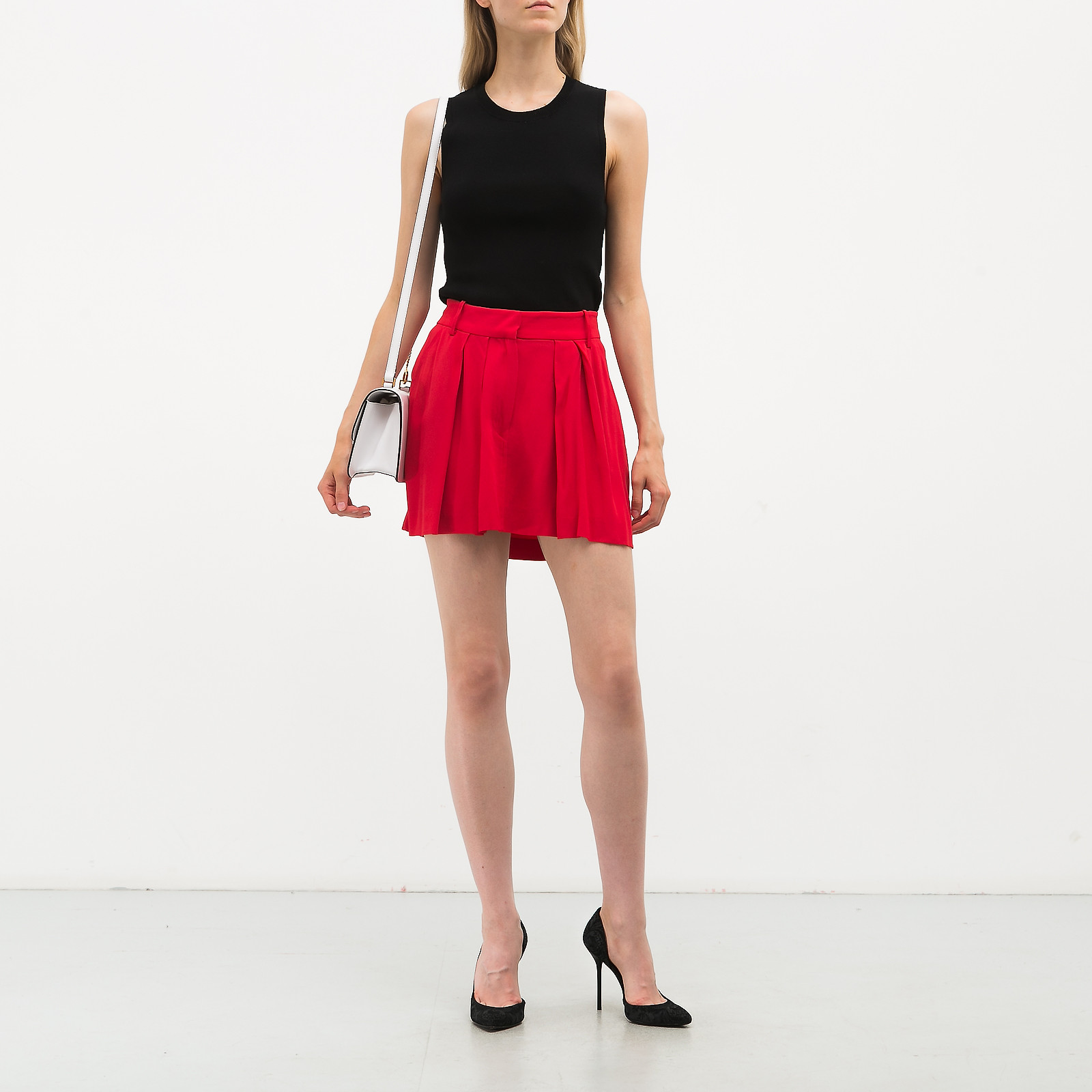 Юбка красного цвета Isabel Marant - фото из каталога магазина брендовой одежды Second Friend Store Юбка Isabel Marant - купить оригинал в секонд-хенде SFS - 2