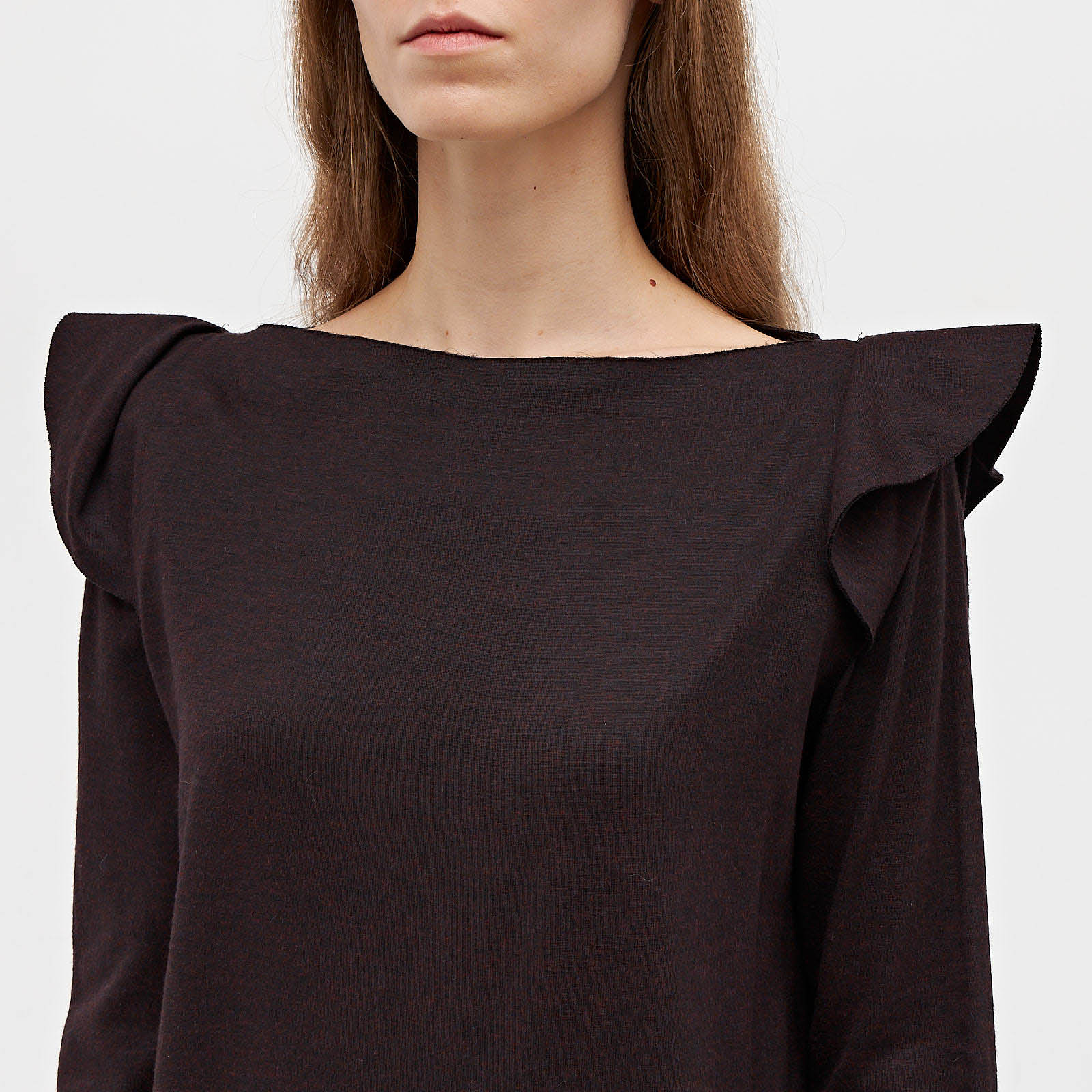 Джемпер коричневого цвета Maison Margiela - фото из каталога магазина брендовой одежды Second Friend Store Джемпер Maison Margiela - купить оригинал в секонд-хенде SFS - 4