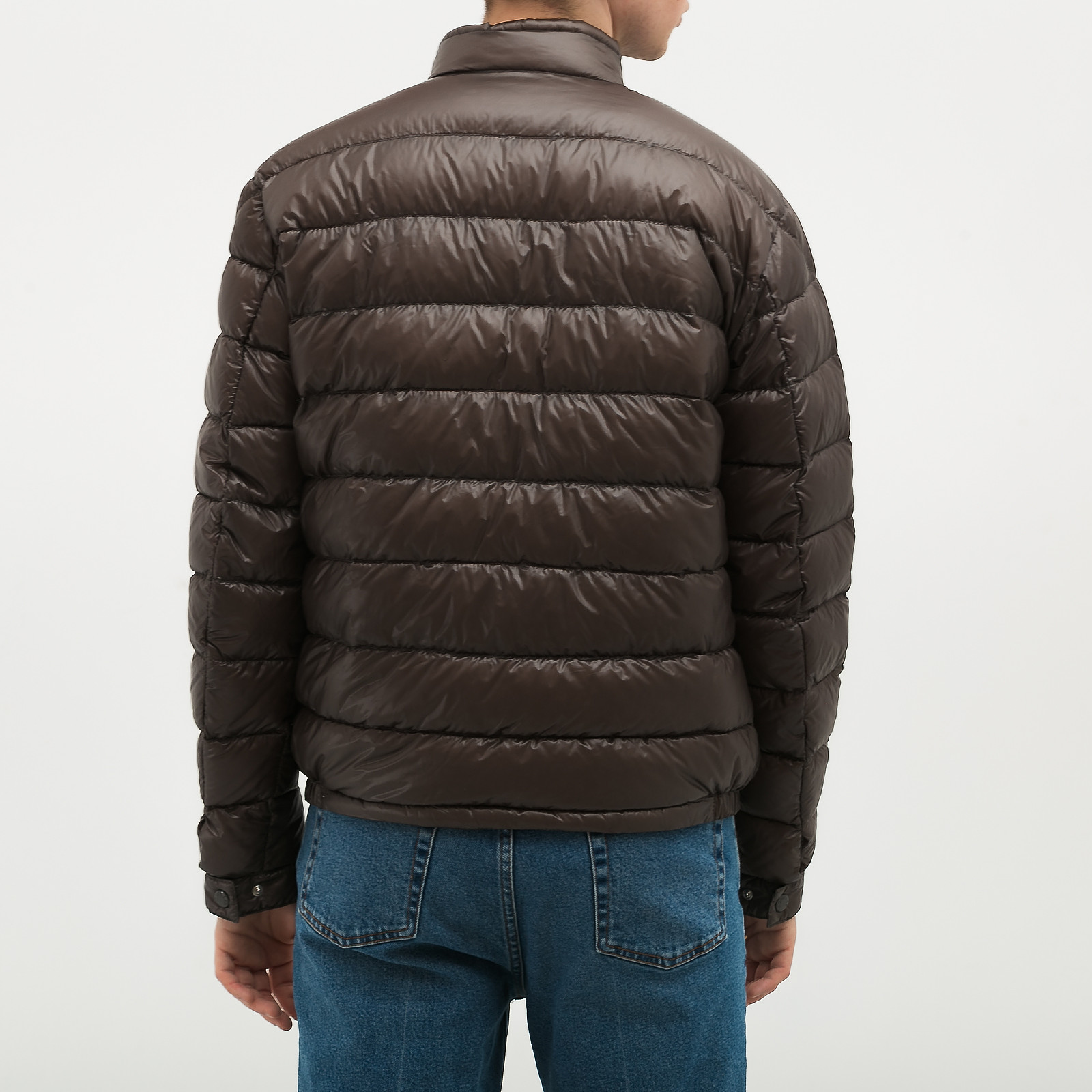 Пуховик коричневого цвета Moncler - фото из каталога магазина брендовой одежды Second Friend Store Пуховик Moncler - купить оригинал в секонд-хенде SFS - 2