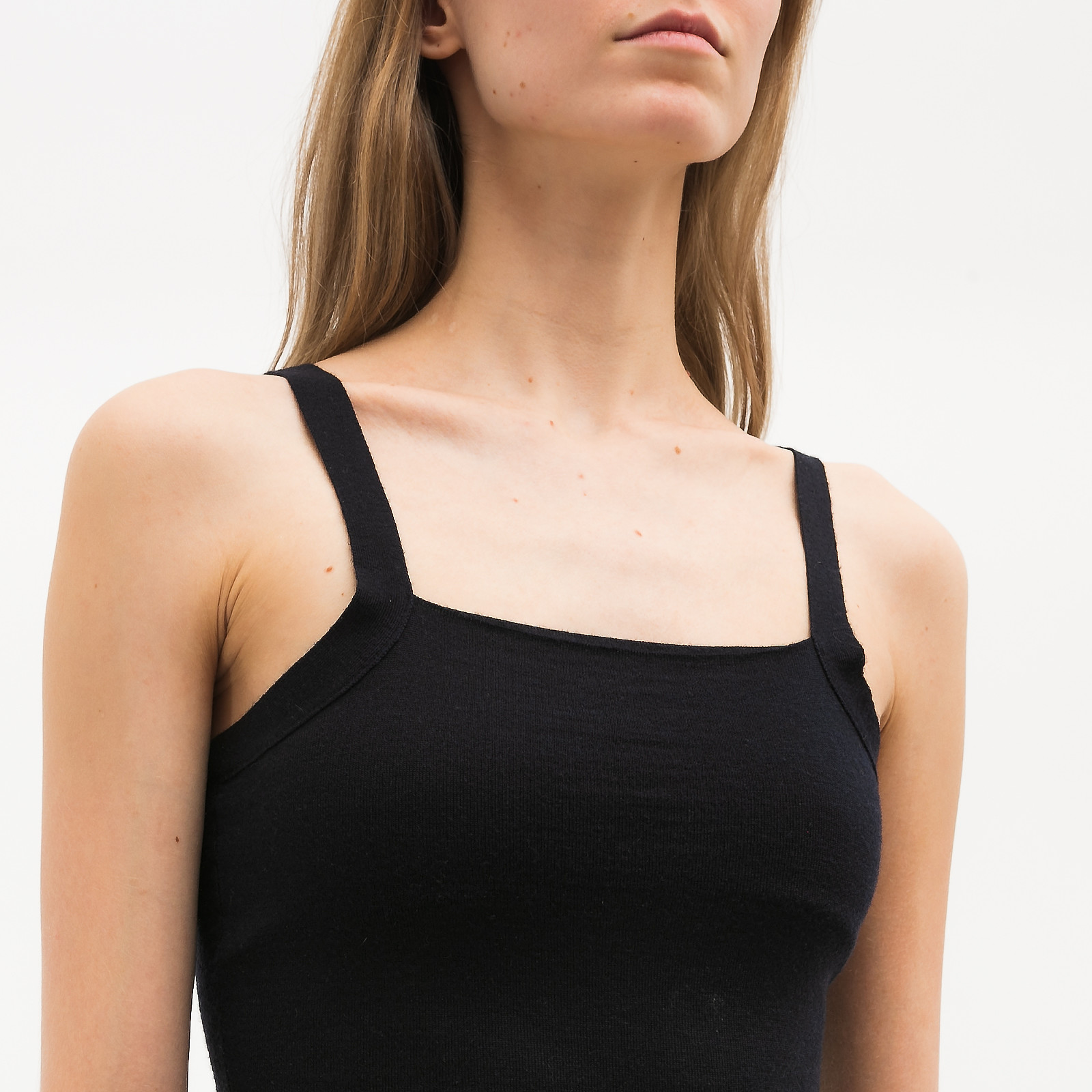 Топ синего цвета Valentino - фото из каталога магазина брендовой одежды Second Friend Store Топ Valentino - купить оригинал в секонд-хенде SFS - 4