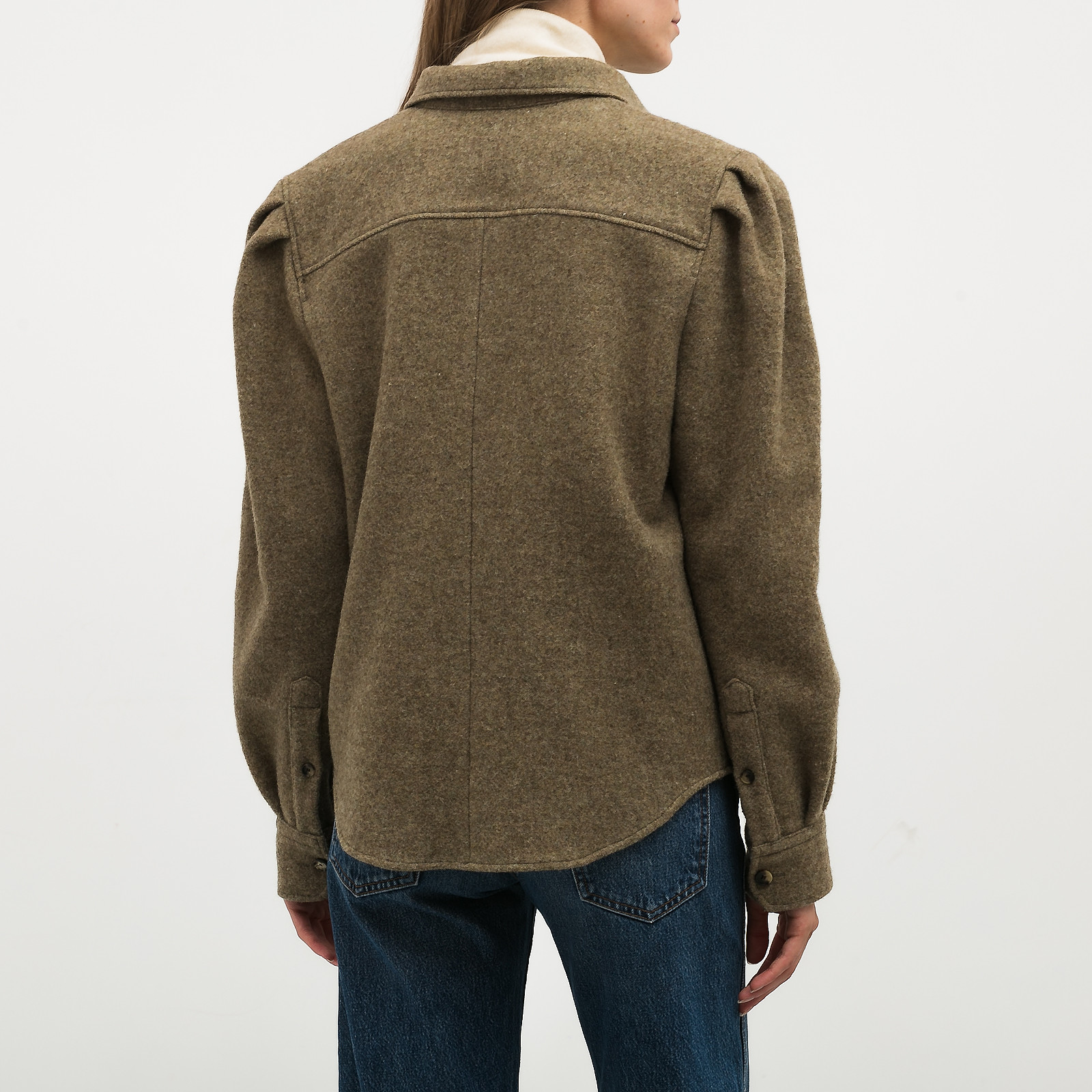 Жакет бежевого цвета Isabel Marant - фото из каталога магазина брендовой одежды Second Friend Store Жакет Isabel Marant - купить оригинал в секонд-хенде SFS - 3