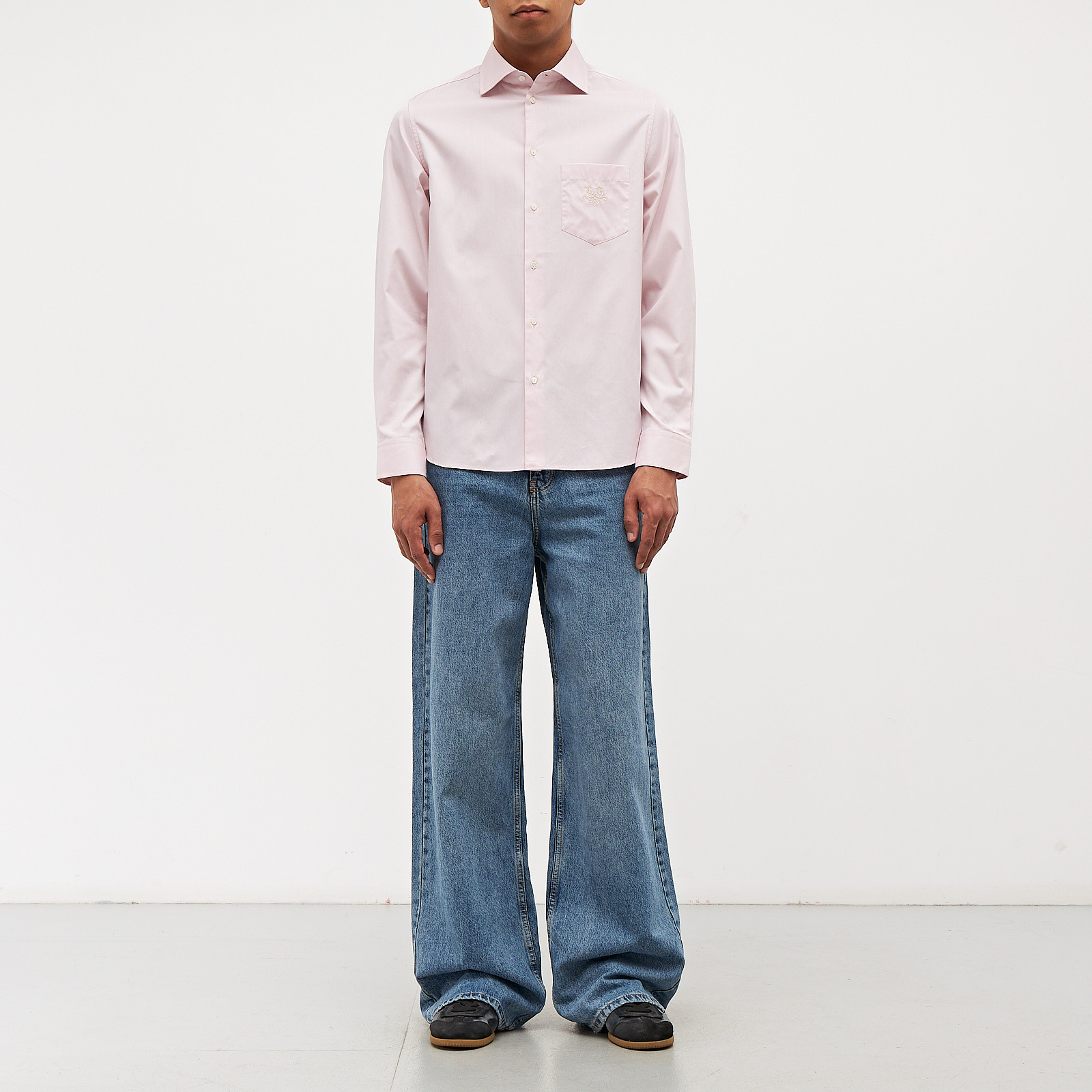 Рубашка розового цвета Gucci - фото из каталога магазина брендовой одежды Second Friend Store Рубашка Gucci - купить оригинал в секонд-хенде SFS - 2