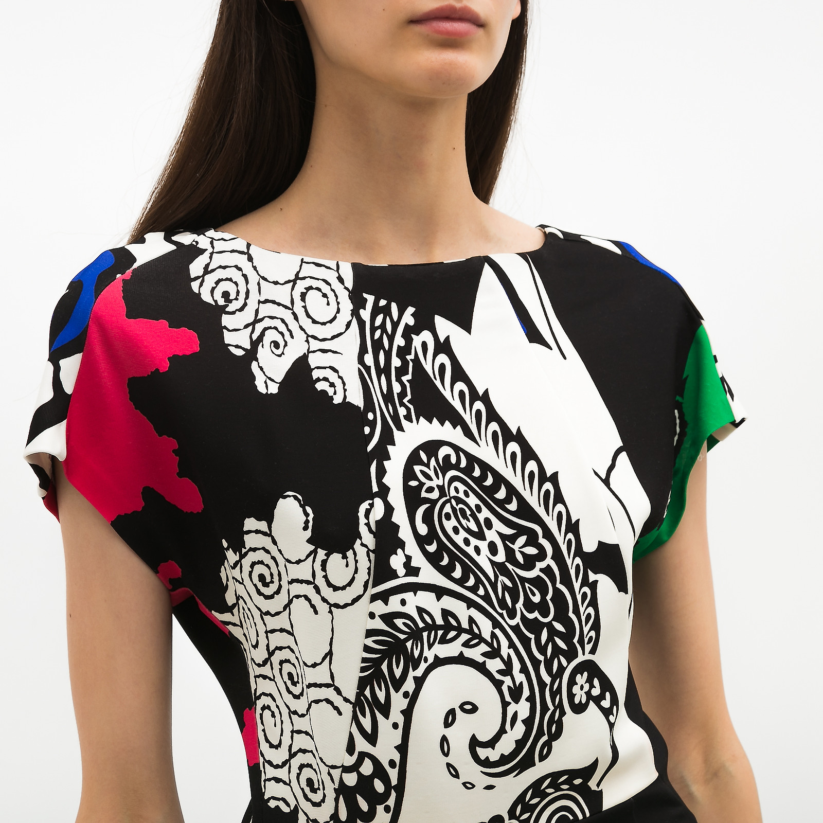 Платье черного цвета Etro - фото из каталога магазина брендовой одежды Second Friend Store Платье Etro - купить оригинал в секонд-хенде SFS - 3