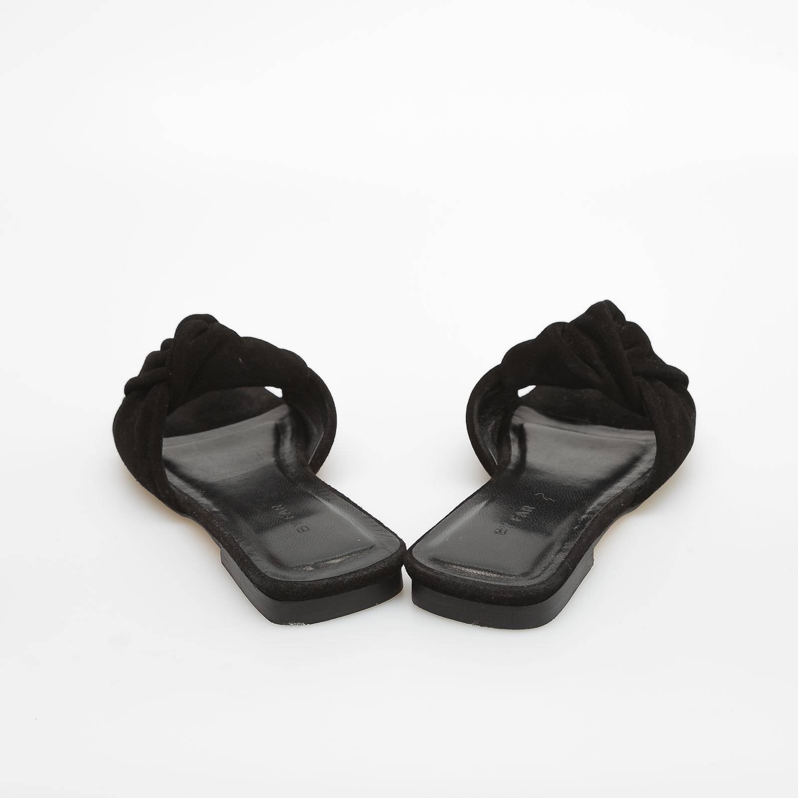 Сандалии черного цвета By Far - фото из каталога магазина брендовой одежды Second Friend Store Сандалии By Far - купить оригинал в секонд-хенде SFS - 3