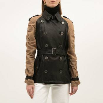 Кожаная куртка Burberry Brit