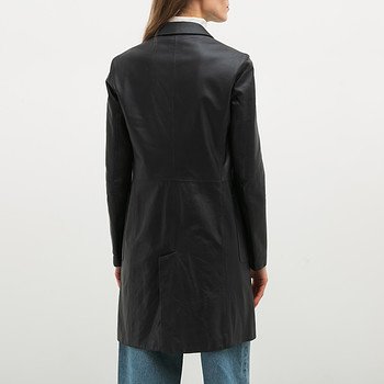 Плащ кожаный Jil Sander