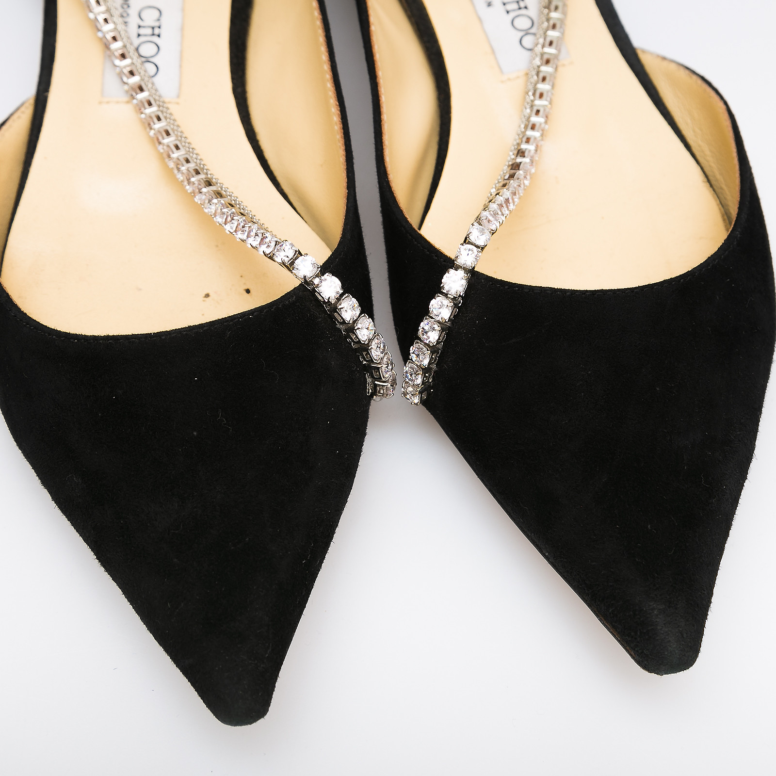 Балетки черного цвета Jimmy Choo - фото из каталога магазина брендовой одежды Second Friend Store Балетки Jimmy Choo - купить оригинал в секонд-хенде SFS - 4