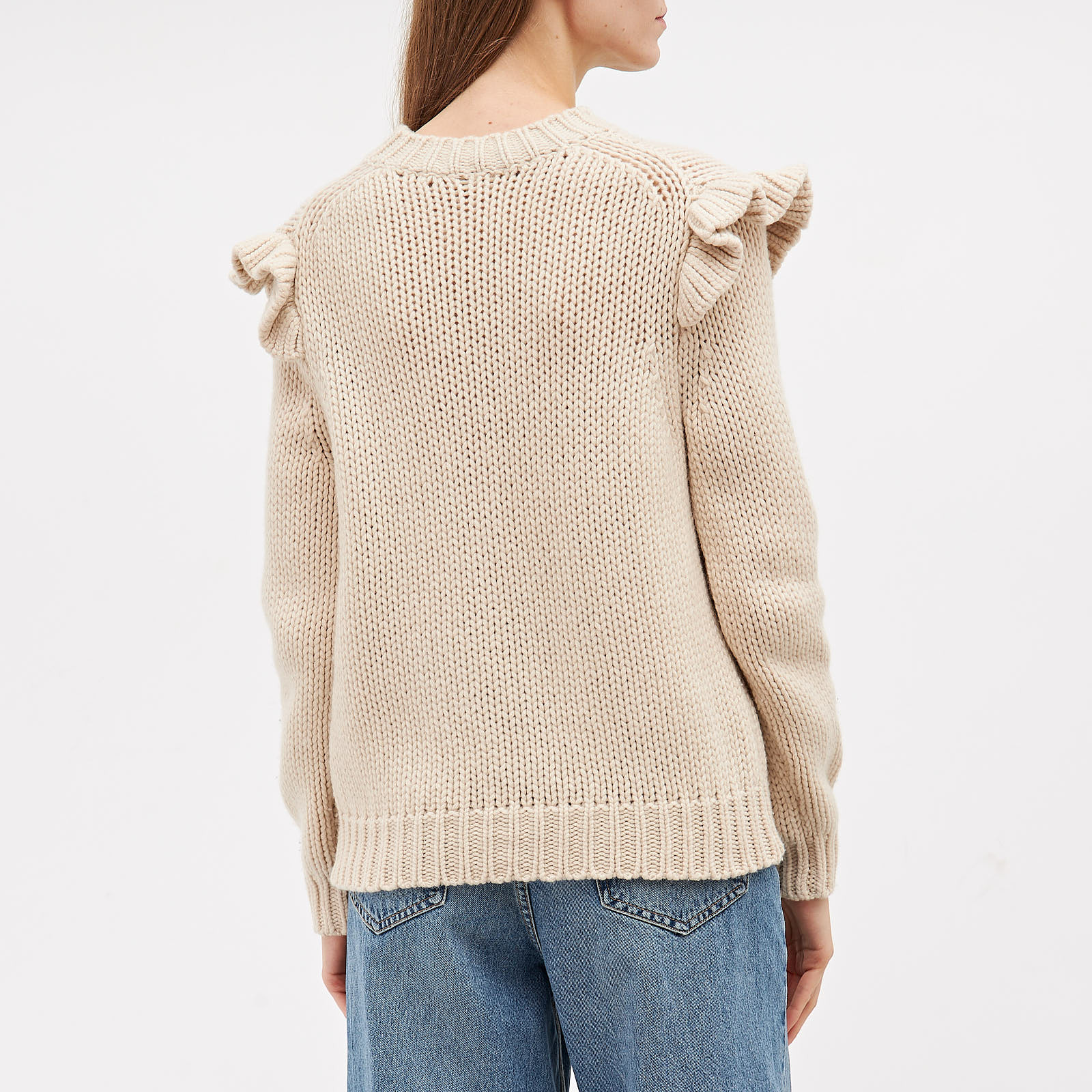 Джемпер бежевого цвета Zimmermann - фото из каталога магазина брендовой одежды Second Friend Store Джемпер Zimmermann - купить оригинал в секонд-хенде SFS - 3