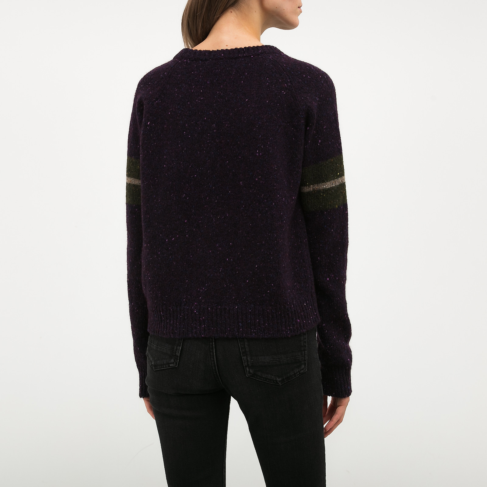 Свитер фиолетового цвета Rochas - фото из каталога магазина брендовой одежды Second Friend Store Свитер Rochas - купить оригинал в секонд-хенде SFS - 2