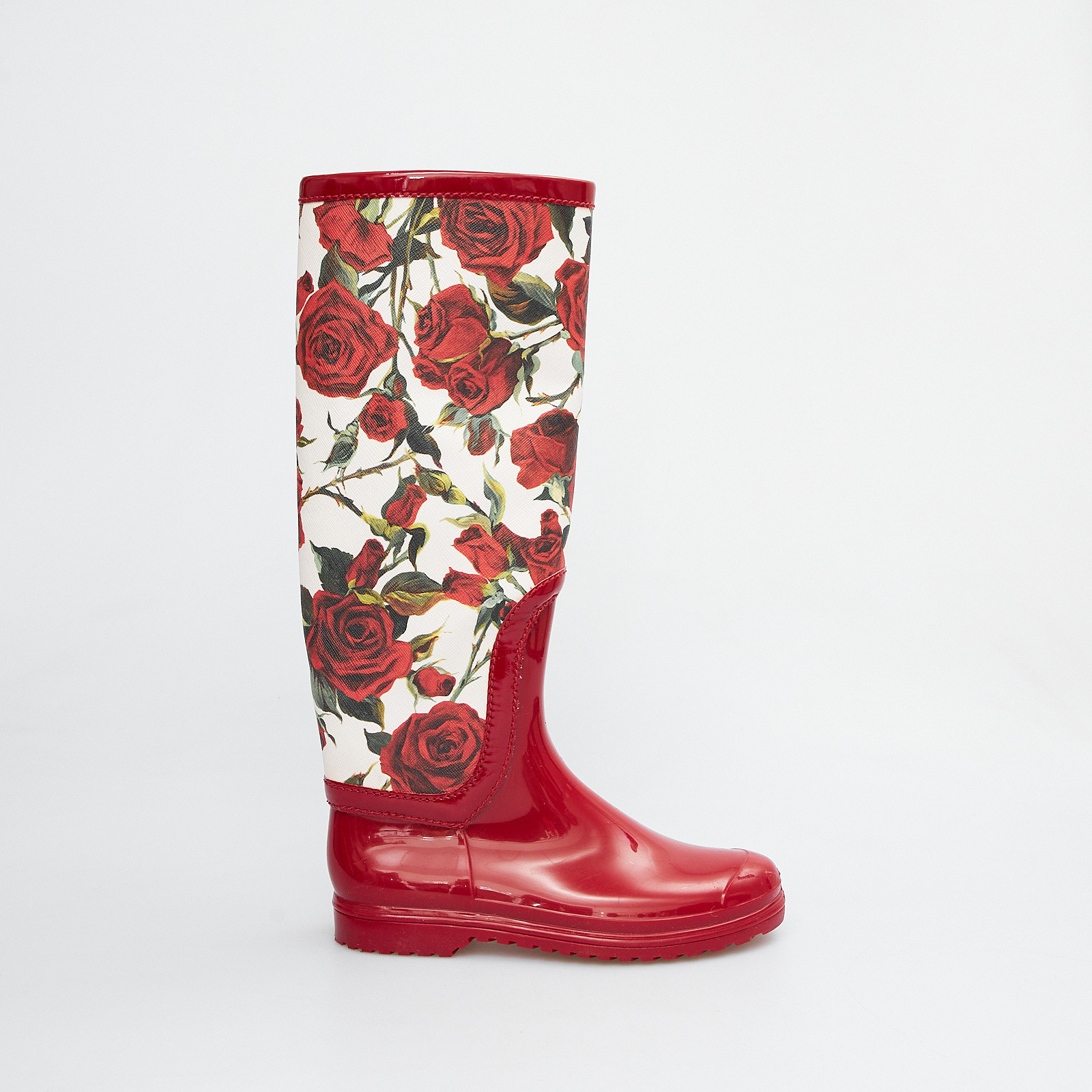 Сапоги красного цвета Dolce&Gabbana - фото из каталога магазина брендовой одежды Second Friend Store Сапоги Dolce&Gabbana - купить оригинал в секонд-хенде SFS - 1