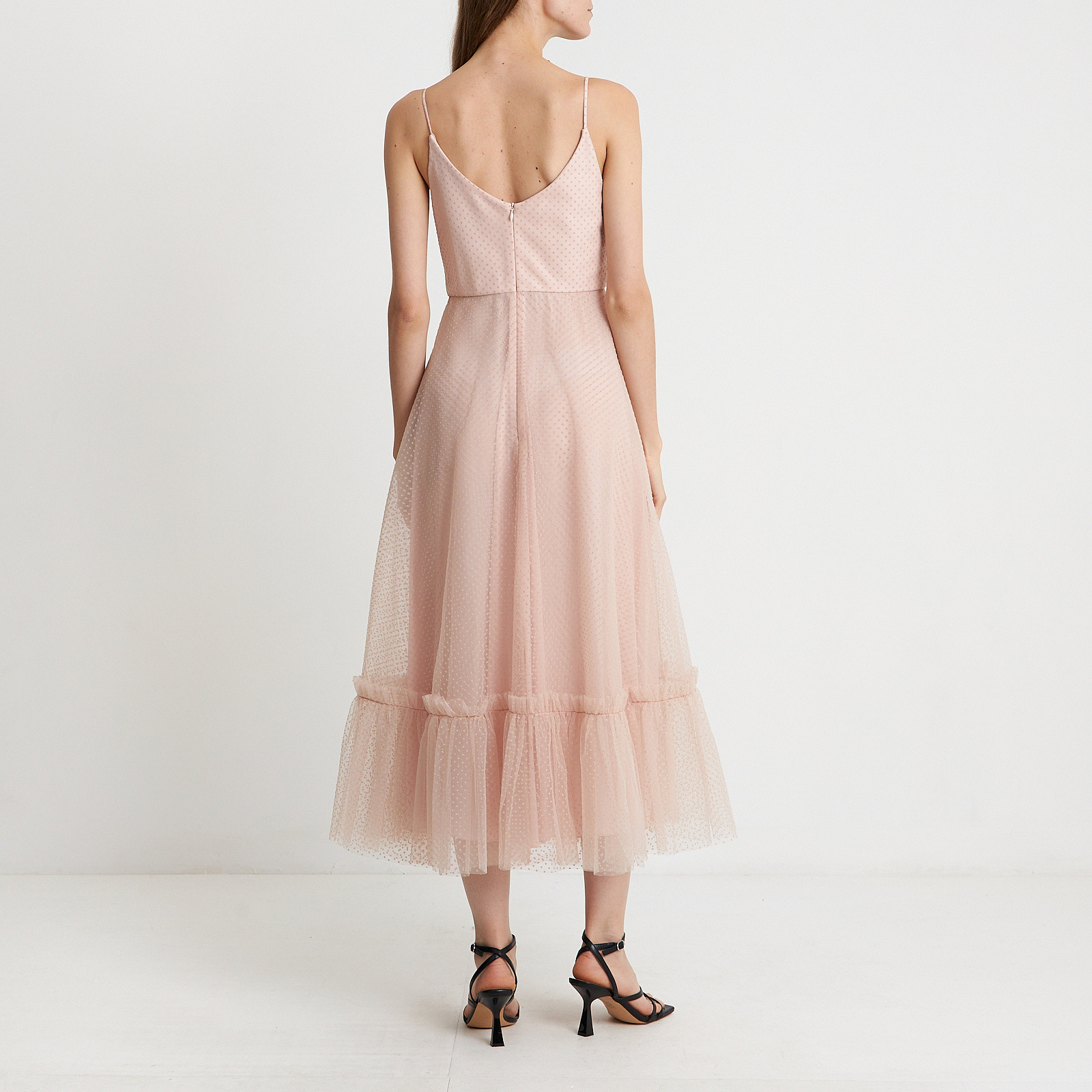 Платье розового цвета Zimmermann - фото из каталога магазина брендовой одежды Second Friend Store Платье Zimmermann - купить оригинал в секонд-хенде SFS - 2
