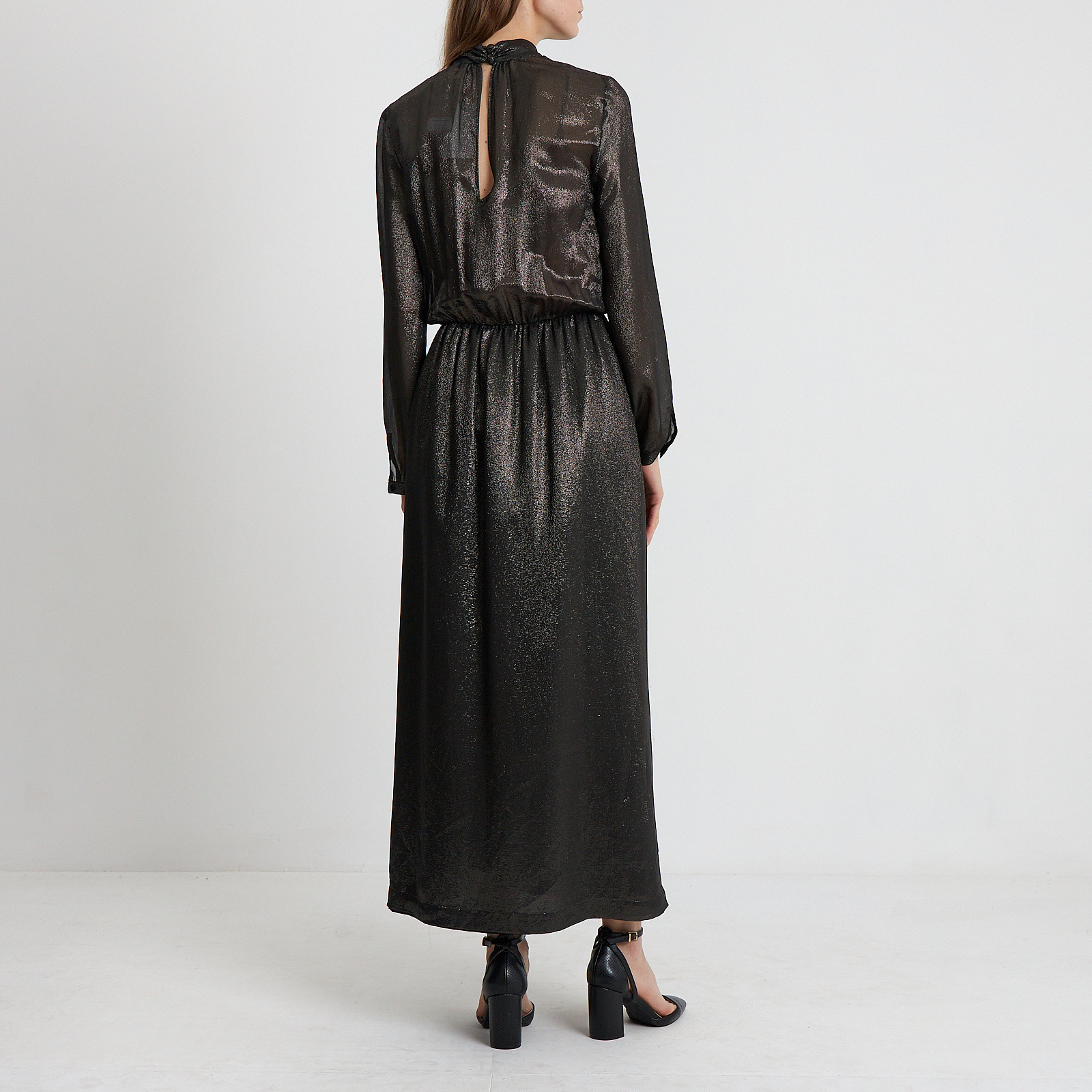 Платье черного цвета MSGM - фото из каталога магазина брендовой одежды Second Friend Store Платье MSGM - купить оригинал в секонд-хенде SFS - 3