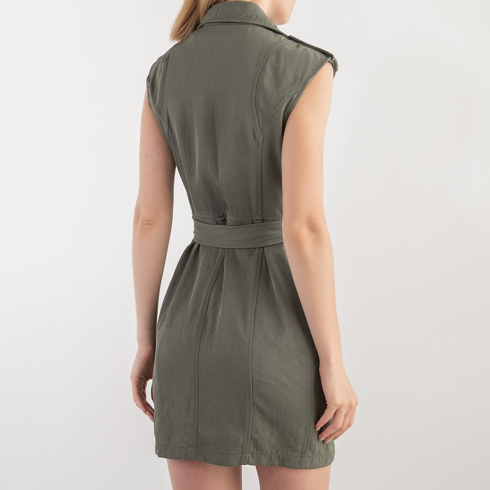 Платье зеленого цвета Alexander Wang - фото из каталога магазина брендовой одежды Second Friend Store Платье Alexander Wang - купить оригинал в секонд-хенде SFS - 2