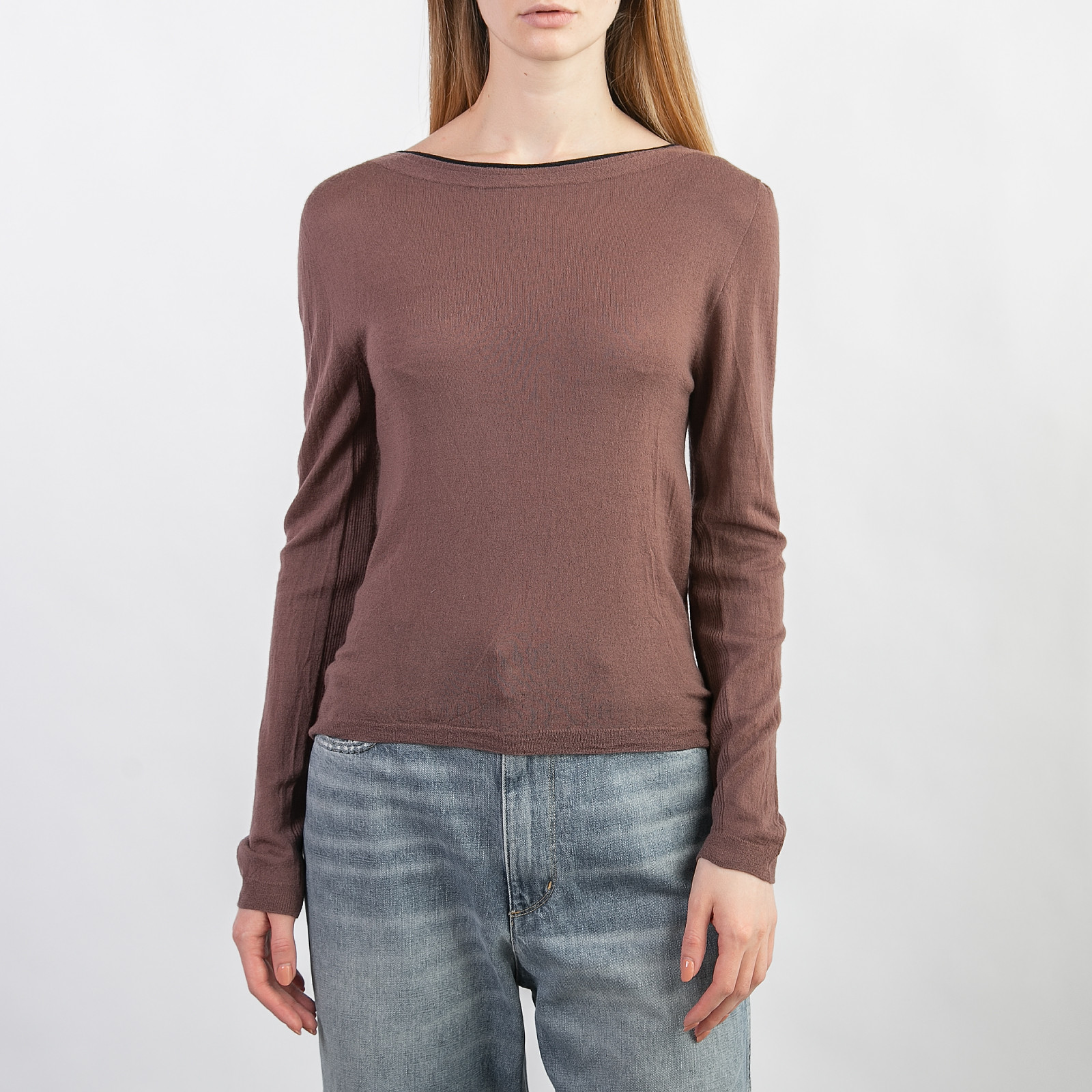 Джемпер коричневого цвета Marni - фото из каталога магазина брендовой одежды Second Friend Store Джемпер Marni - купить оригинал в секонд-хенде SFS - 1