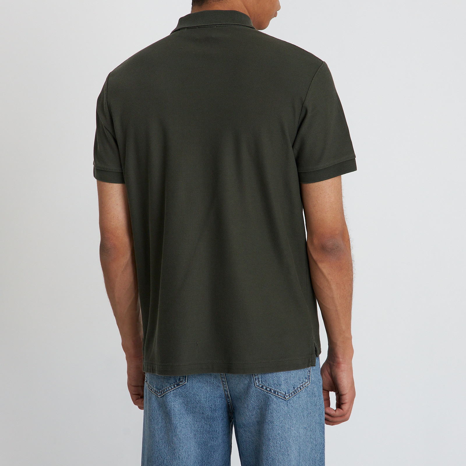 Поло зеленого цвета Burberry - фото из каталога магазина брендовой одежды Second Friend Store Поло Burberry - купить оригинал в секонд-хенде SFS - 3