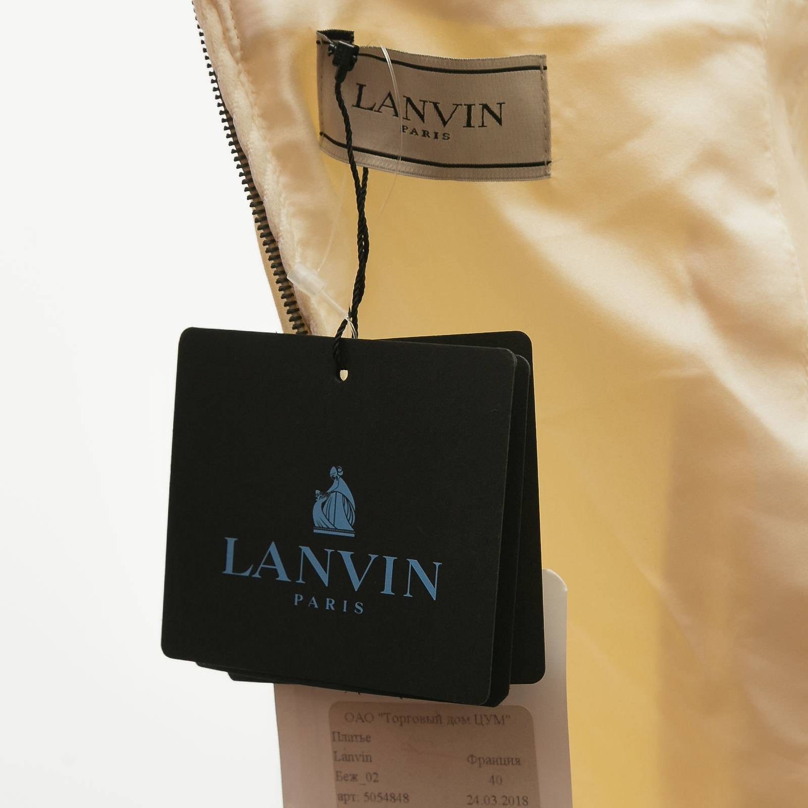 Платье Lanvin белое, - купить за 19920 ₽ | SFS