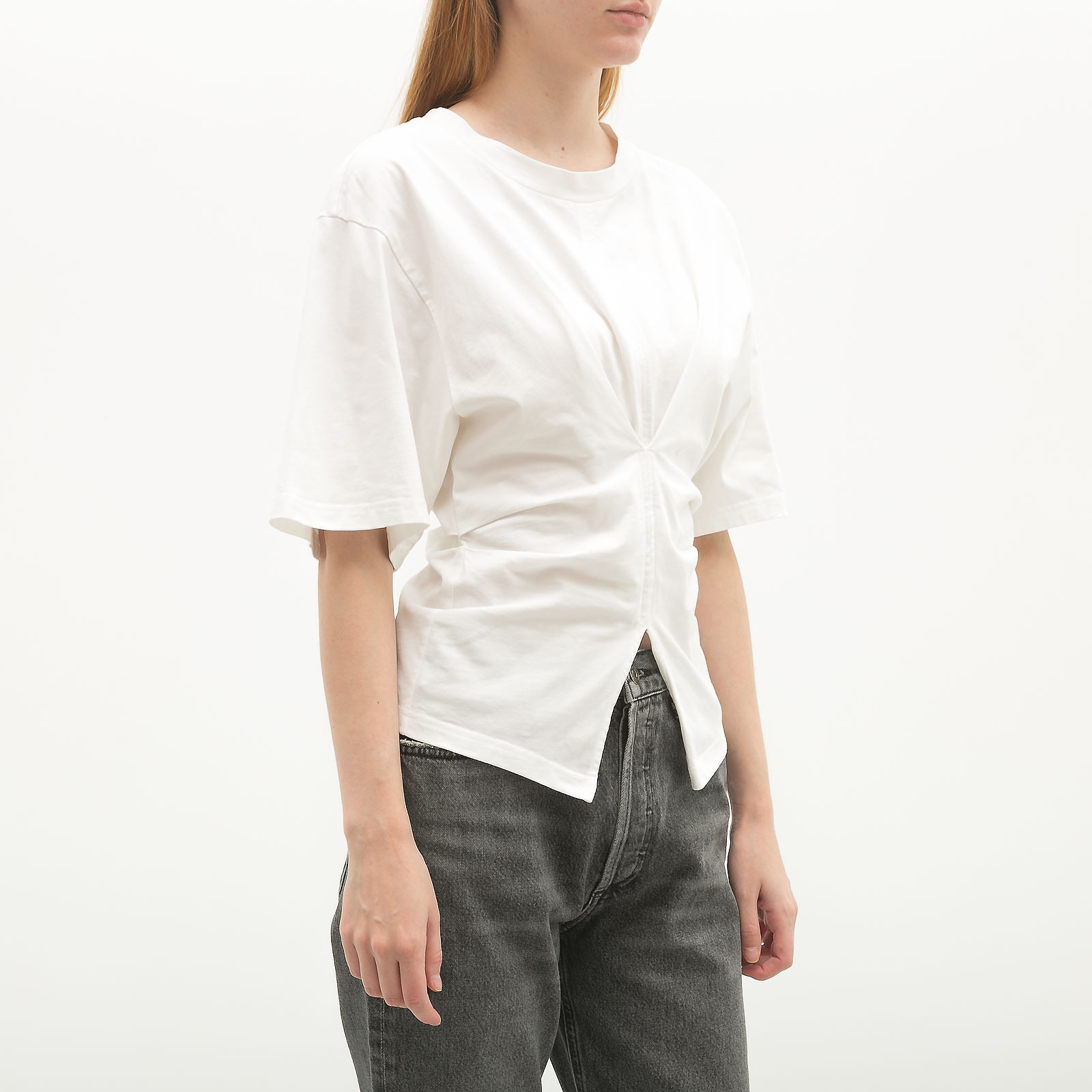 Футболка белого цвета Isabel Marant - фото из каталога магазина брендовой одежды Second Friend Store Футболка Isabel Marant - купить оригинал в секонд-хенде SFS - 3