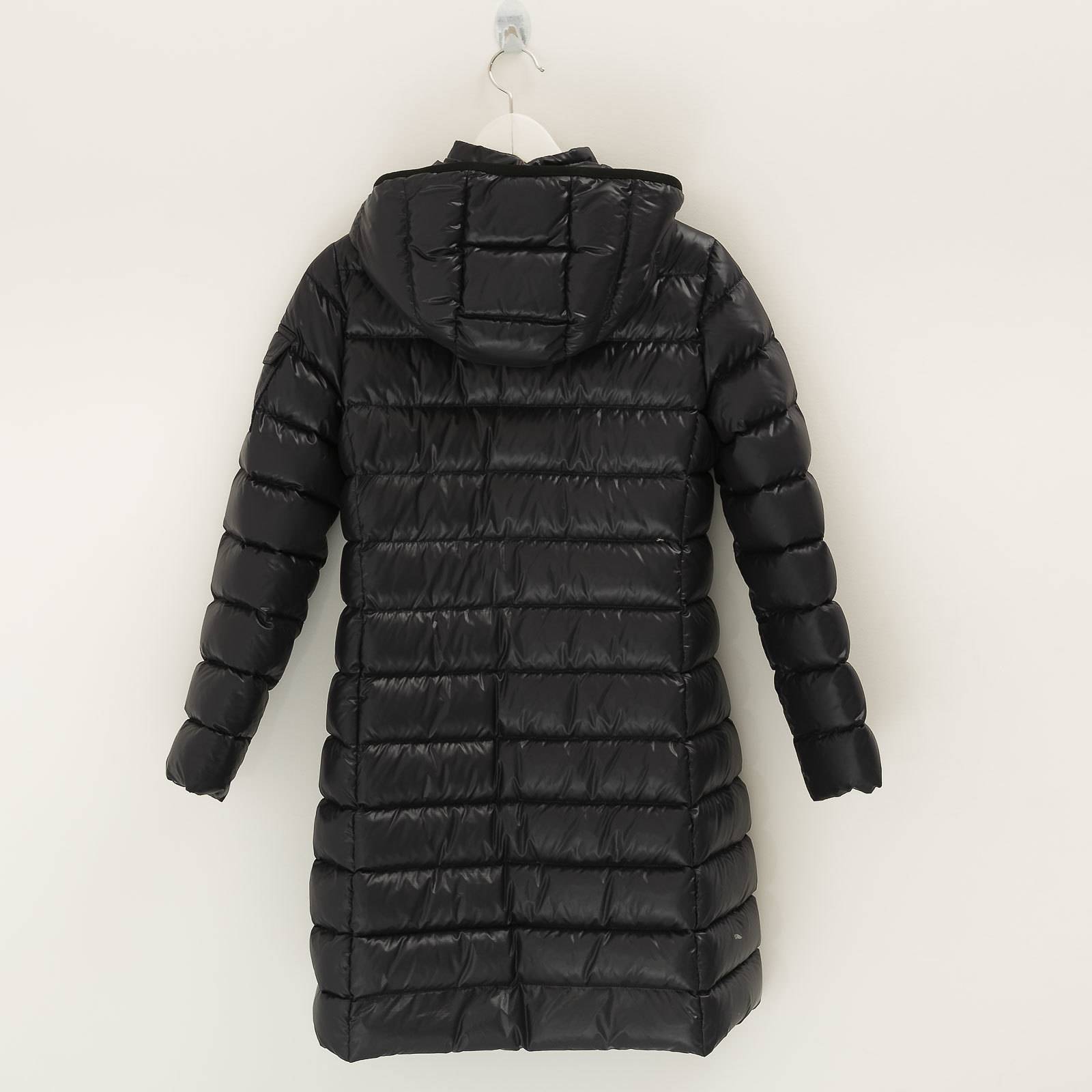 Пуховик синего цвета Moncler - фото из каталога магазина брендовой одежды Second Friend Store Пуховик Moncler - купить оригинал в секонд-хенде SFS - 2