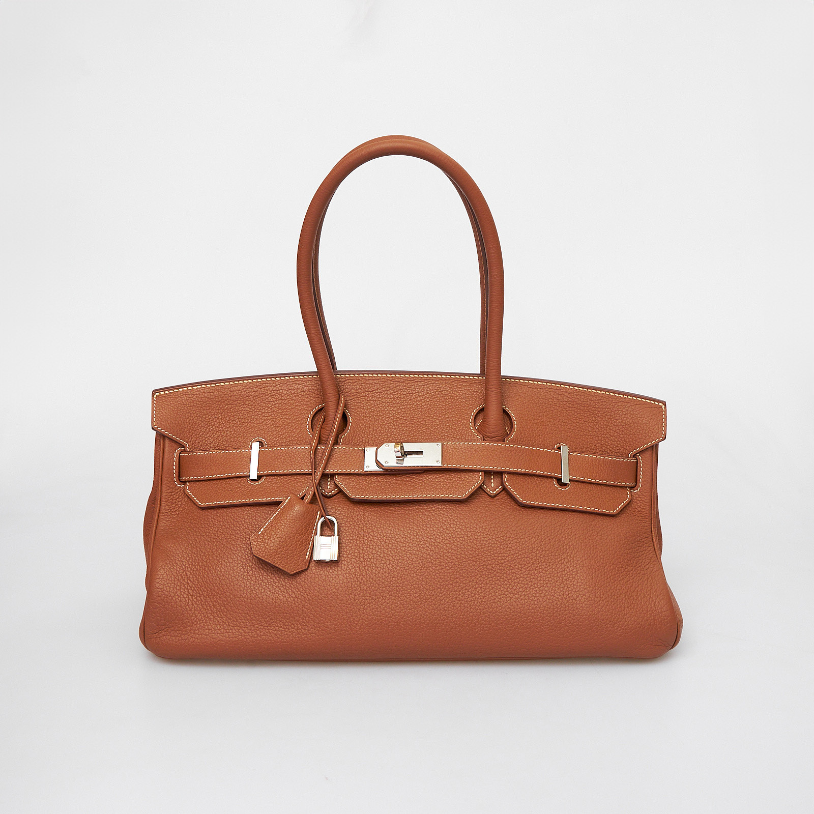 Сумка  коричневого цвета Hermes - фото из каталога магазина брендовой одежды Second Friend Store Сумка Hermes - купить оригинал в секонд-хенде SFS - 1