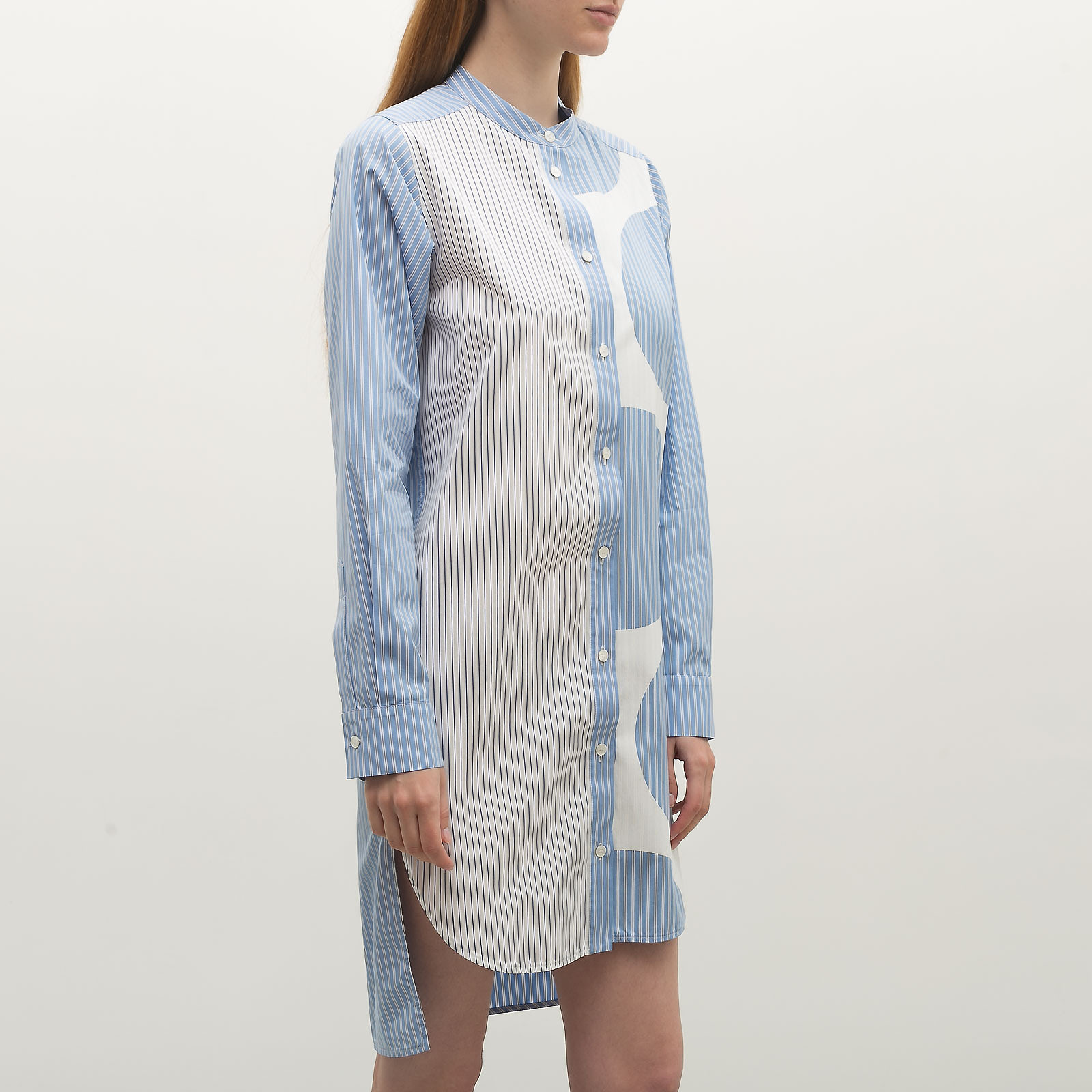 Платье голубого цвета Stella McCartney - фото из каталога магазина брендовой одежды Second Friend Store Платье Stella McCartney - купить оригинал в секонд-хенде SFS - 3