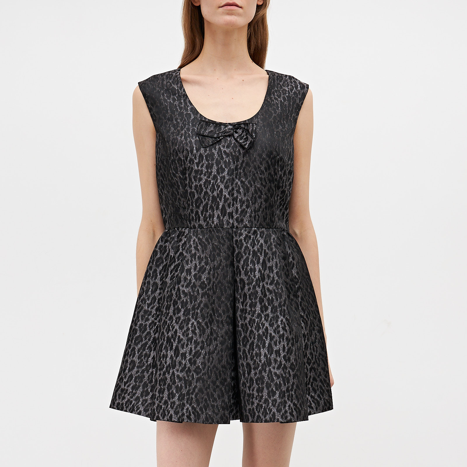 Платье  серого цвета Giambattista Valli - фото из каталога магазина брендовой одежды Second Friend Store Платье Giambattista Valli - купить оригинал в секонд-хенде SFS - 1