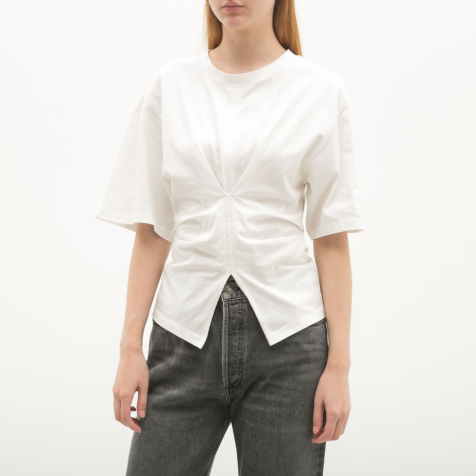 Футболка белого цвета Isabel Marant - фото из каталога магазина брендовой одежды Second Friend Store Футболка Isabel Marant - купить оригинал в секонд-хенде SFS - 1