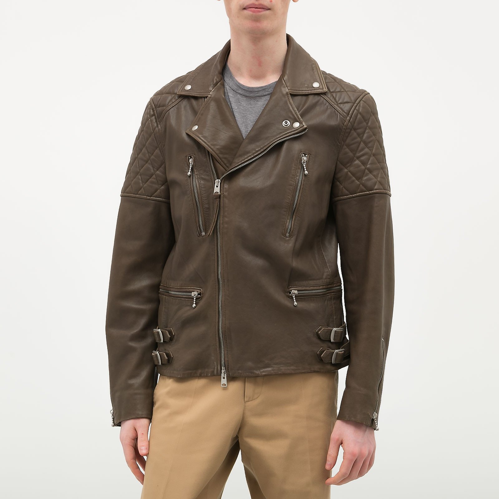 Куртка кожаная AllSaints - купить оригинал в секонд-хенде SFS - 1