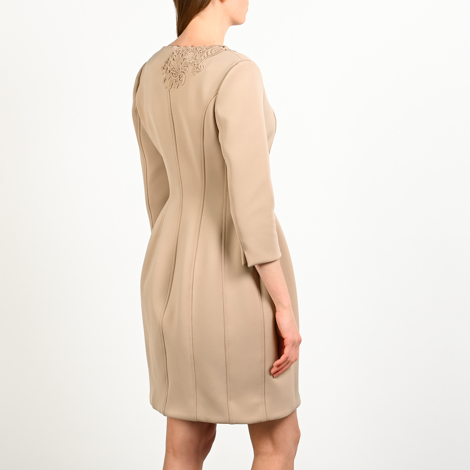 Плащ бежевого цвета Scervino Street - фото из каталога магазина брендовой одежды Second Friend Store Плащ Scervino Street - купить оригинал в секонд-хенде SFS - 2