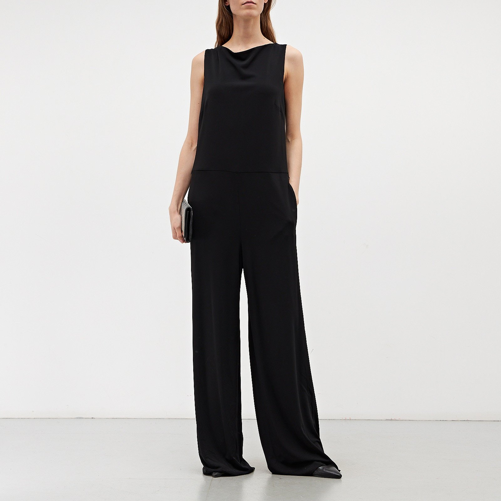 Комбинезон черного цвета Ralph Lauren - фото из каталога магазина брендовой одежды Second Friend Store Комбинезон Ralph Lauren - купить оригинал в секонд-хенде SFS - 1