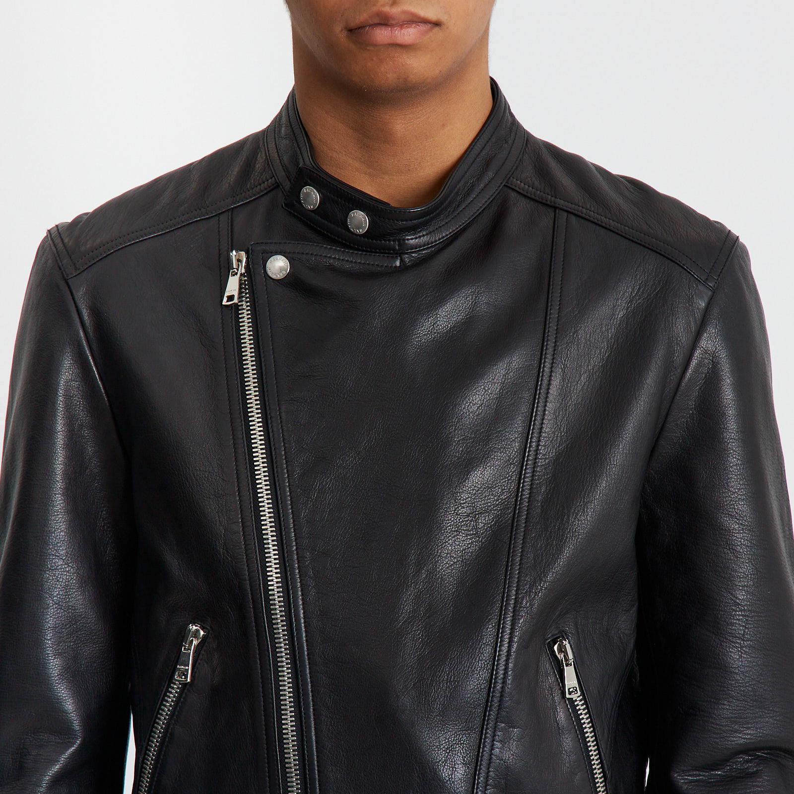 Кожаная куртка Balmain - купить оригинал в секонд-хенде SFS - 4