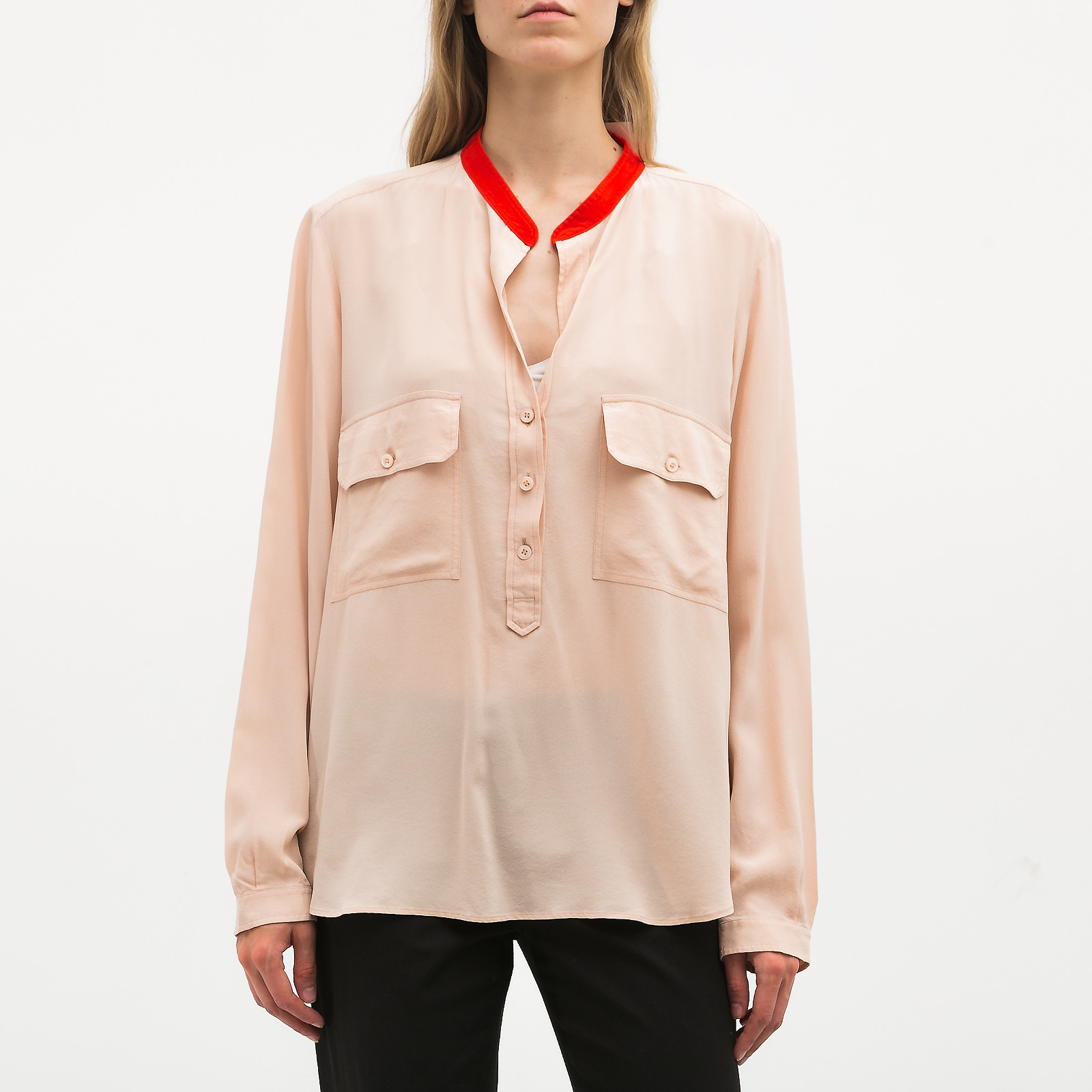 Блуза бежевого цвета Stella McCartney - фото из каталога магазина брендовой одежды Second Friend Store Блуза Stella McCartney - купить оригинал в секонд-хенде SFS - 1