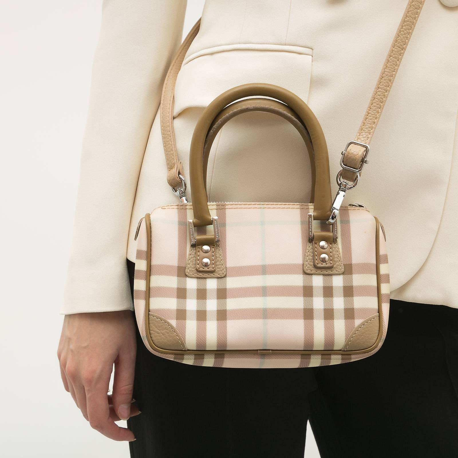 Сумка Burberry бежевая, - купить за 22560 ₽ | SFS