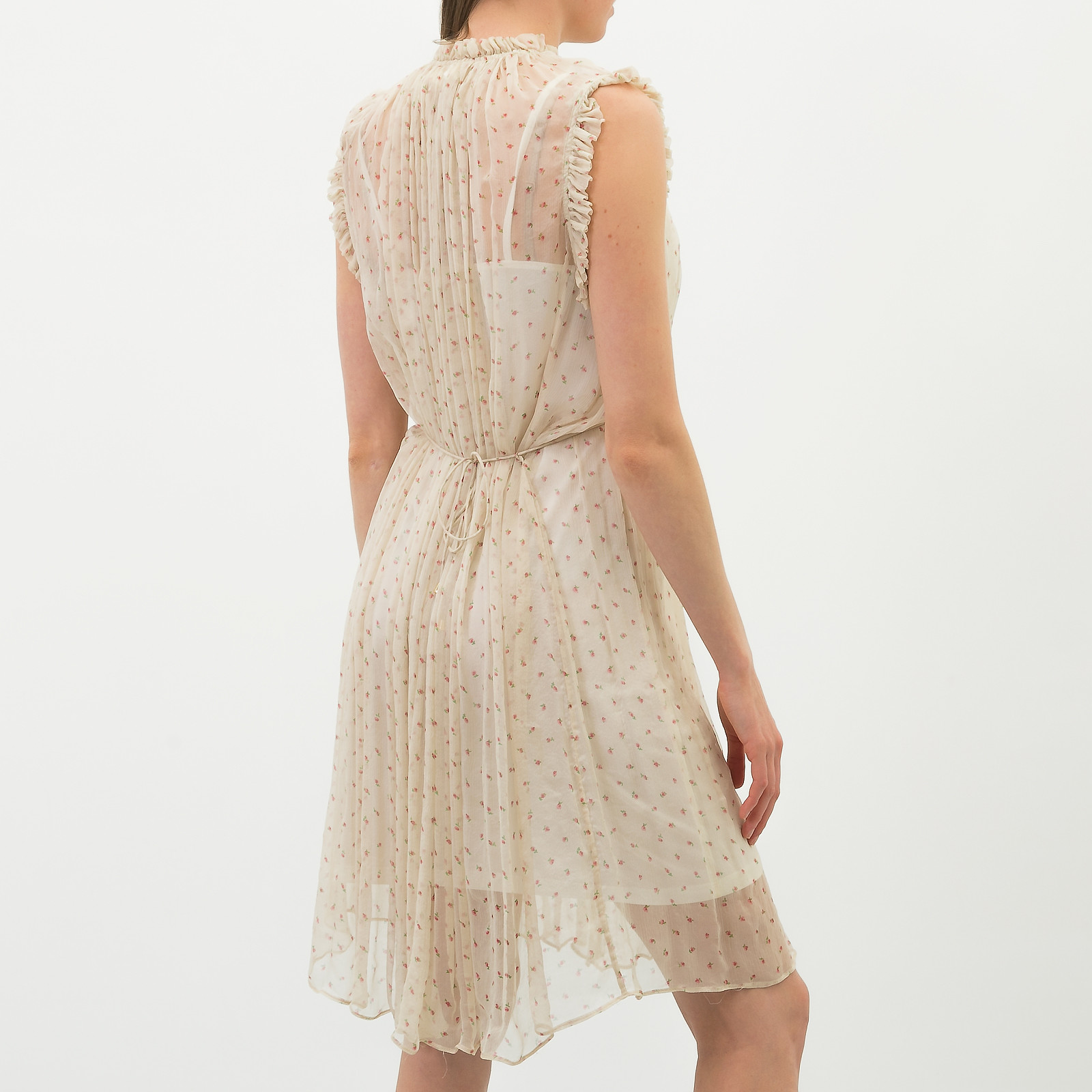 Платье бежевого цвета Zimmermann - фото из каталога магазина брендовой одежды Second Friend Store Платье Zimmermann - купить оригинал в секонд-хенде SFS - 2