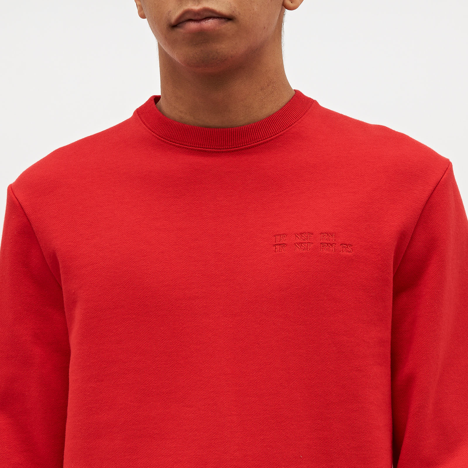 Свитшот красного цвета Raf Simons - фото из каталога магазина брендовой одежды Second Friend Store Свитшот Raf Simons - купить оригинал в секонд-хенде SFS - 4