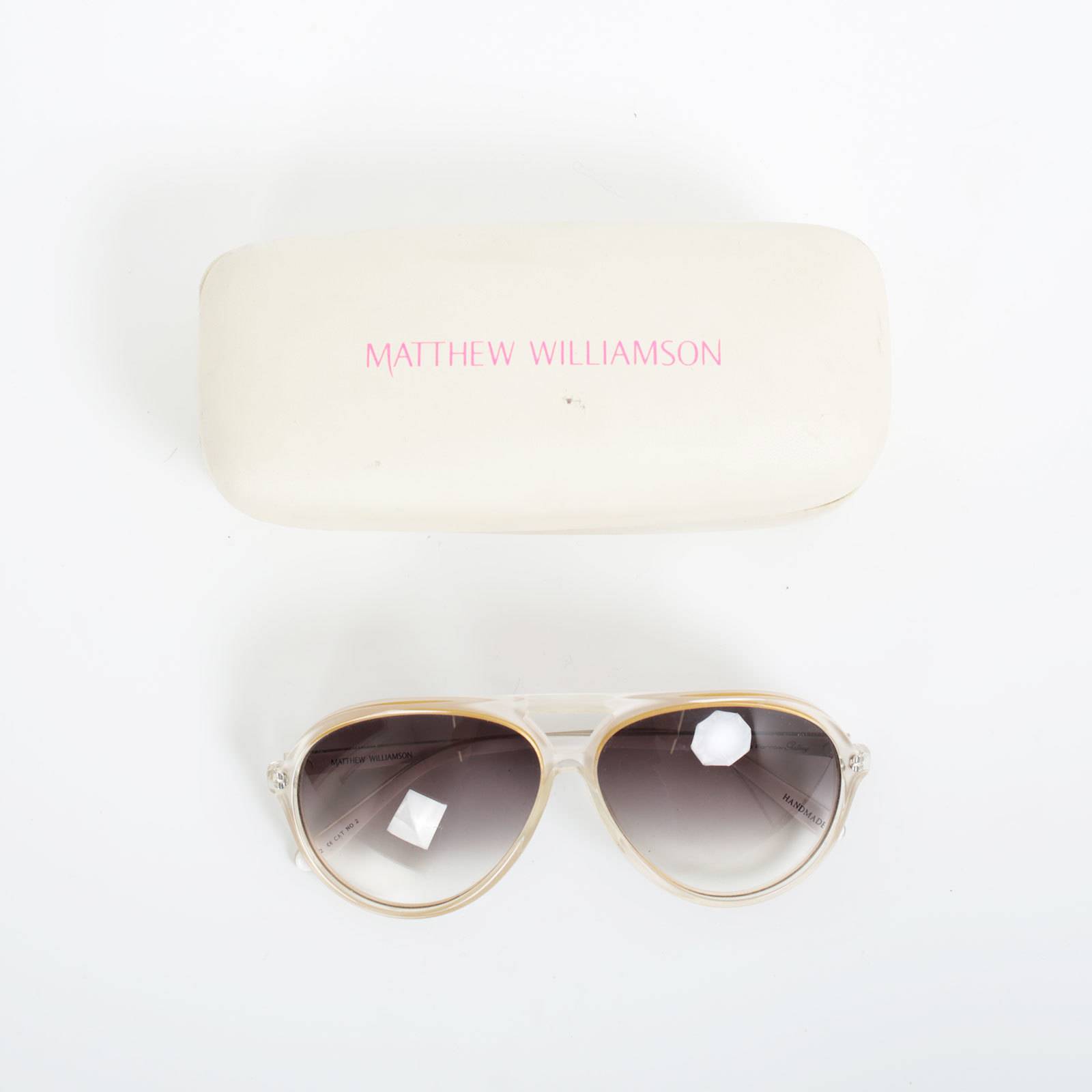 Очки Linda Farrow x Matthew Williamson - купить оригинал в секонд-хенде SFS