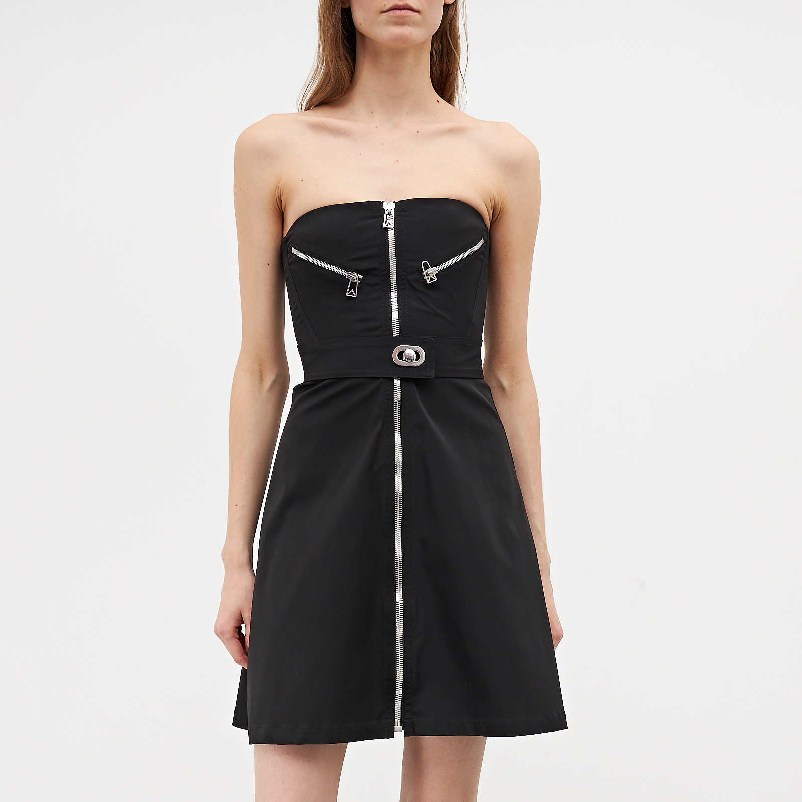 Платье черного цвета Bottega Veneta - фото из каталога магазина брендовой одежды Second Friend Store Платье Bottega Veneta - купить оригинал в секонд-хенде SFS - 1