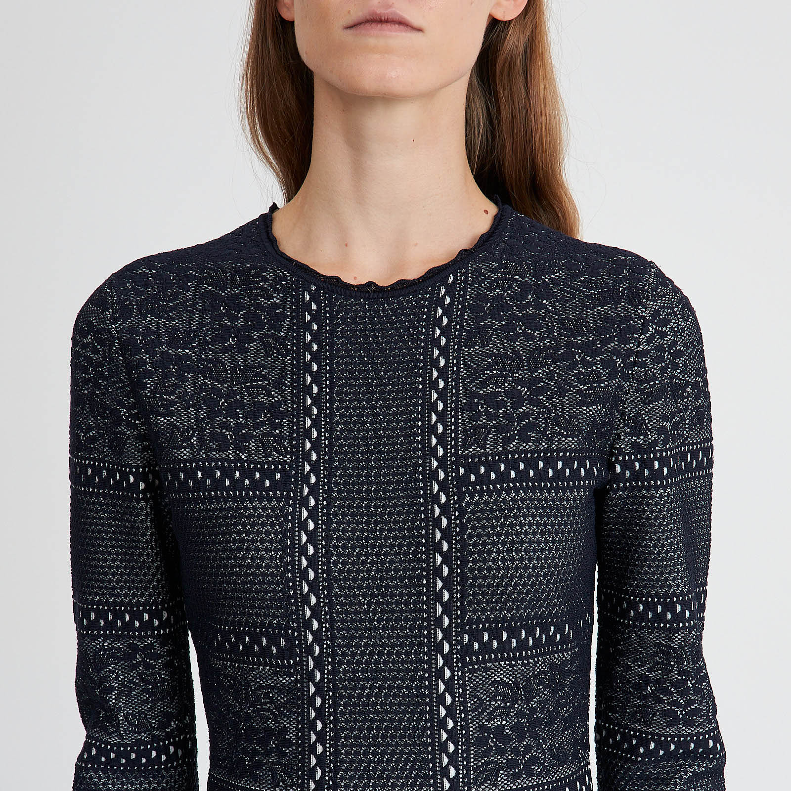 Платье синего цвета Alexander McQueen - фото из каталога магазина брендовой одежды Second Friend Store Платье Alexander McQueen - купить оригинал в секонд-хенде SFS - 4