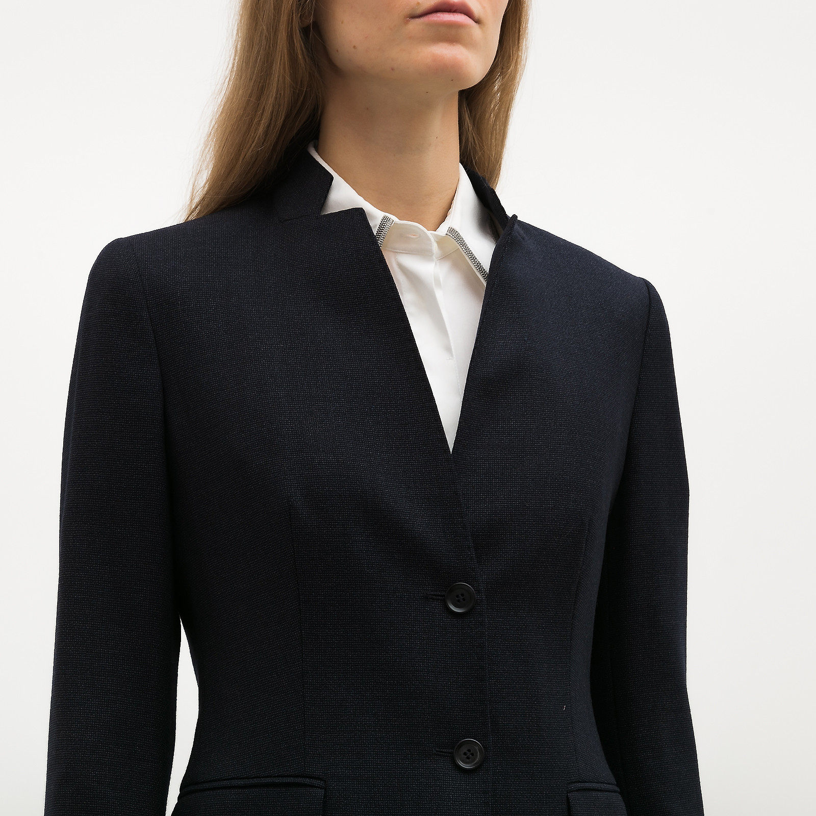 Костюм синего цвета Max Mara - фото из каталога магазина брендовой одежды Second Friend Store Костюм Max Mara - купить оригинал в секонд-хенде SFS - 5