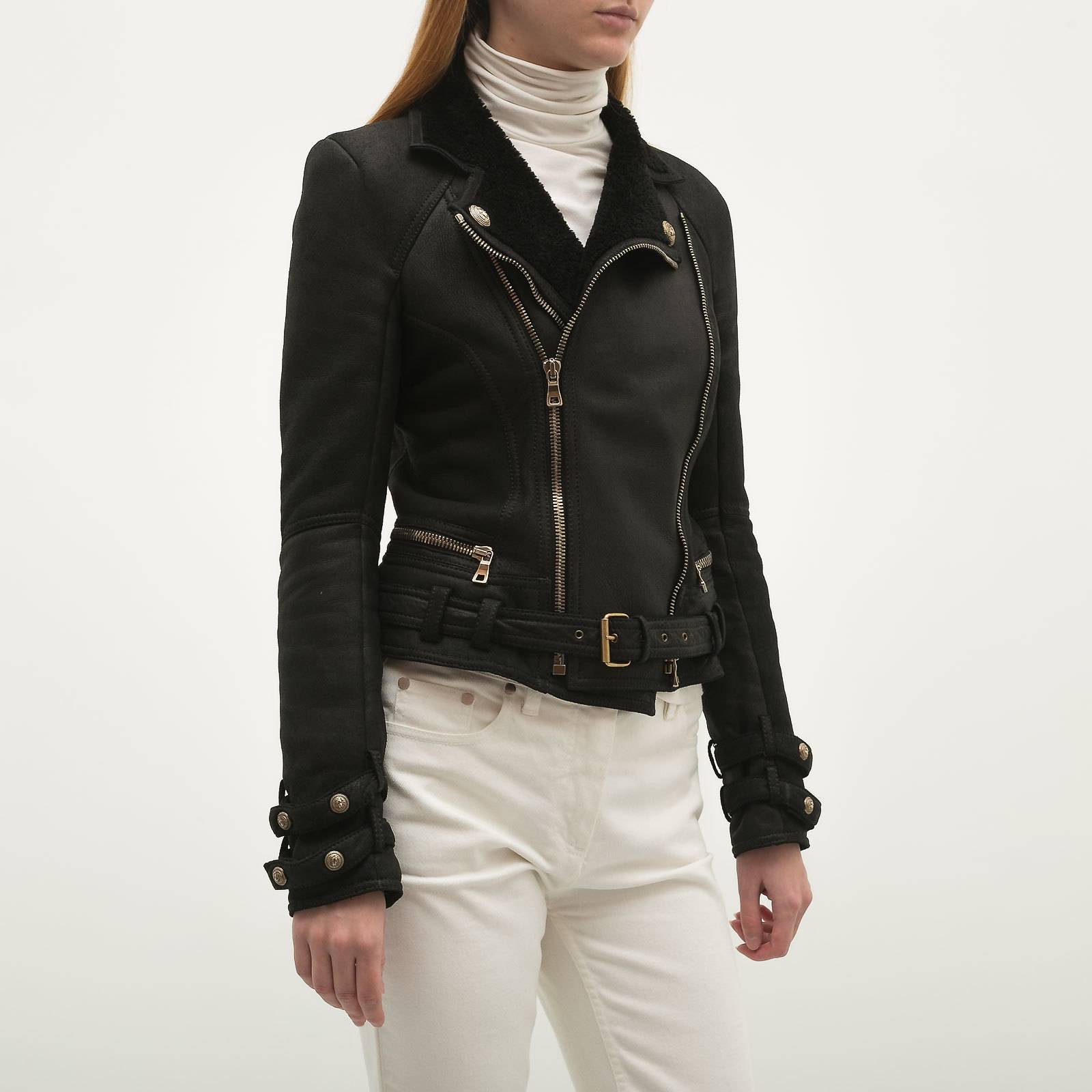 Кожаная куртка Balmain - купить оригинал в секонд-хенде SFS - 2