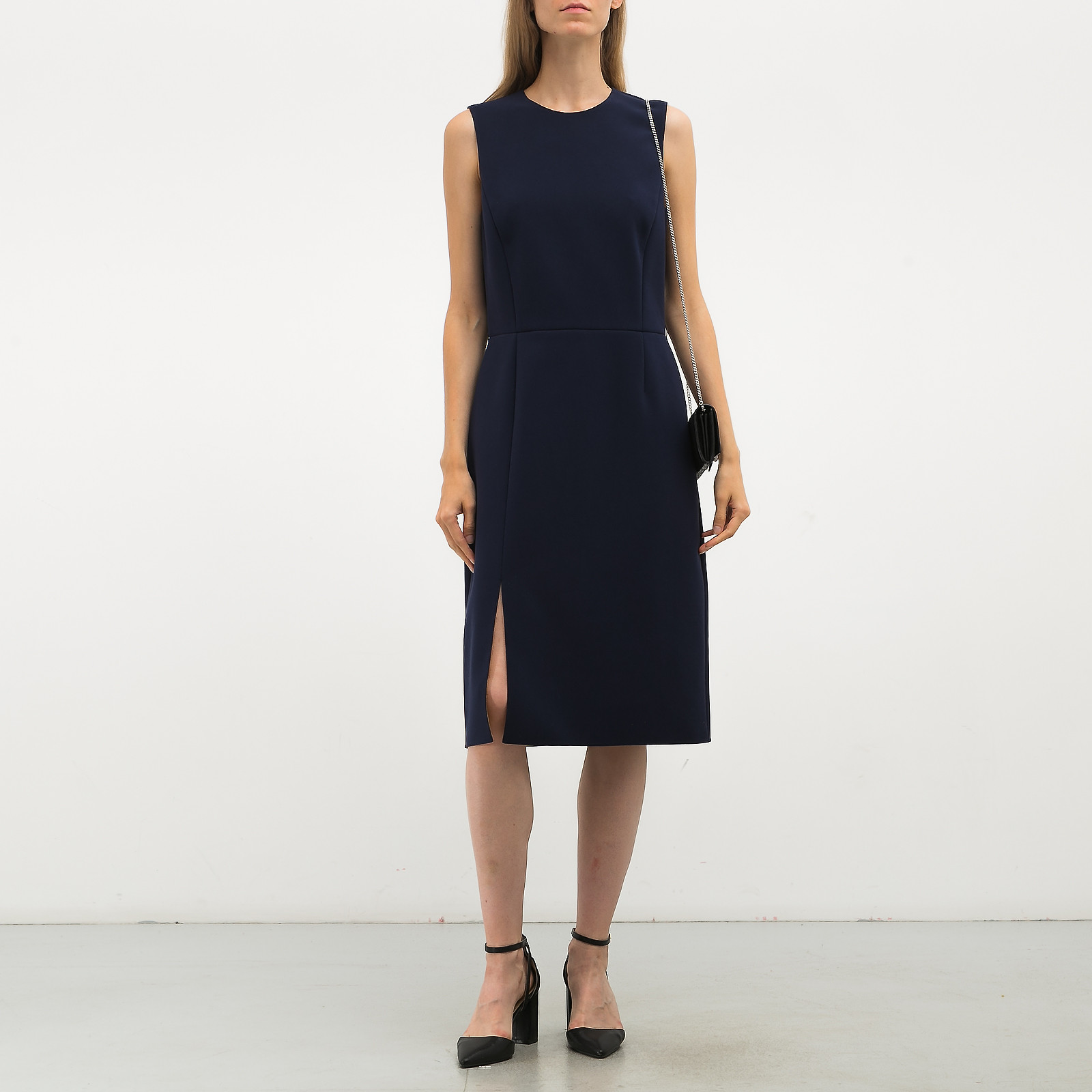 Платье синего цвета Ralph Lauren - фото из каталога магазина брендовой одежды Second Friend Store Платье Ralph Lauren - купить оригинал в секонд-хенде SFS - 2