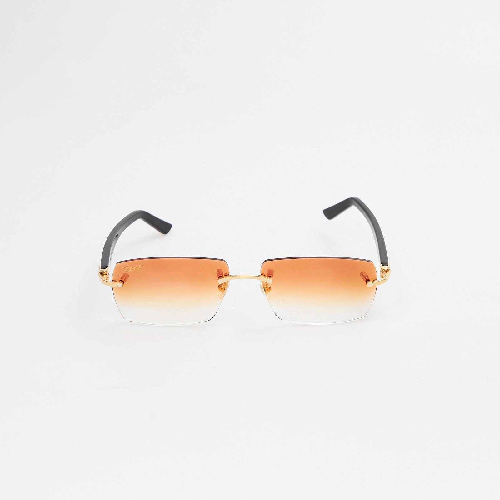 Очки коричневого цвета Cartier - фото из каталога магазина брендовой одежды Second Friend Store Очки Cartier - купить оригинал в секонд-хенде SFS - 1