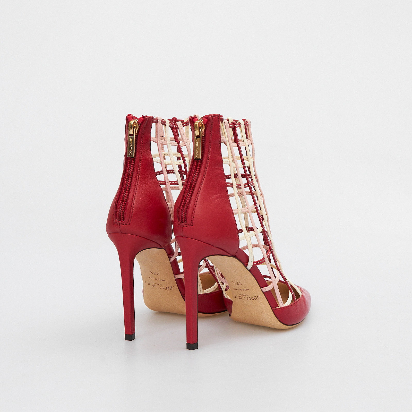 Ботильоны красного цвета Valentino - фото из каталога магазина брендовой одежды Second Friend Store Ботильоны Valentino - купить оригинал в секонд-хенде SFS - 3