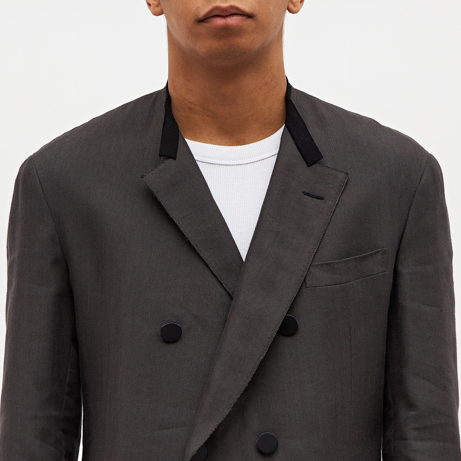 Пальто серого цвета Lanvin - фото из каталога магазина брендовой одежды Second Friend Store Пальто Lanvin - купить оригинал в секонд-хенде SFS - 4