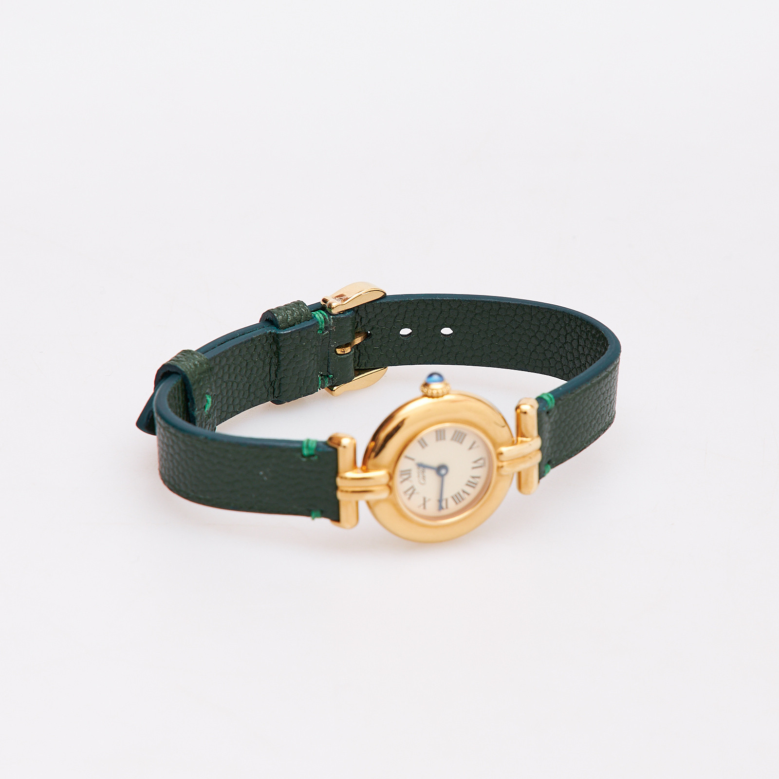 Часы золотого цвета Cartier - фото из каталога магазина брендовой одежды Second Friend Store Часы Cartier - купить оригинал в секонд-хенде SFS - 6