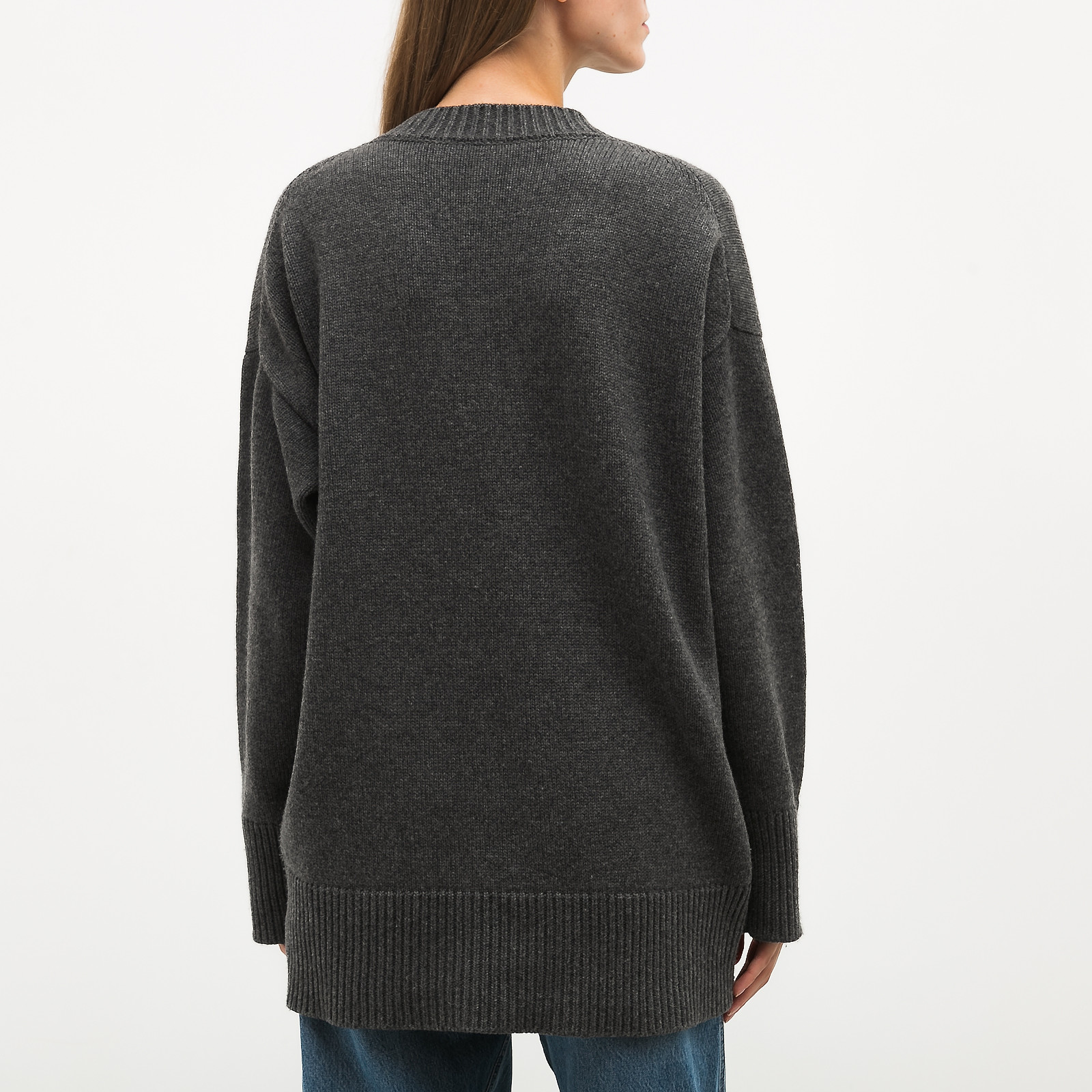 Свитер серого цвета Dolce&Gabbana - фото из каталога магазина брендовой одежды Second Friend Store Свитер Dolce&Gabbana - купить оригинал в секонд-хенде SFS - 3